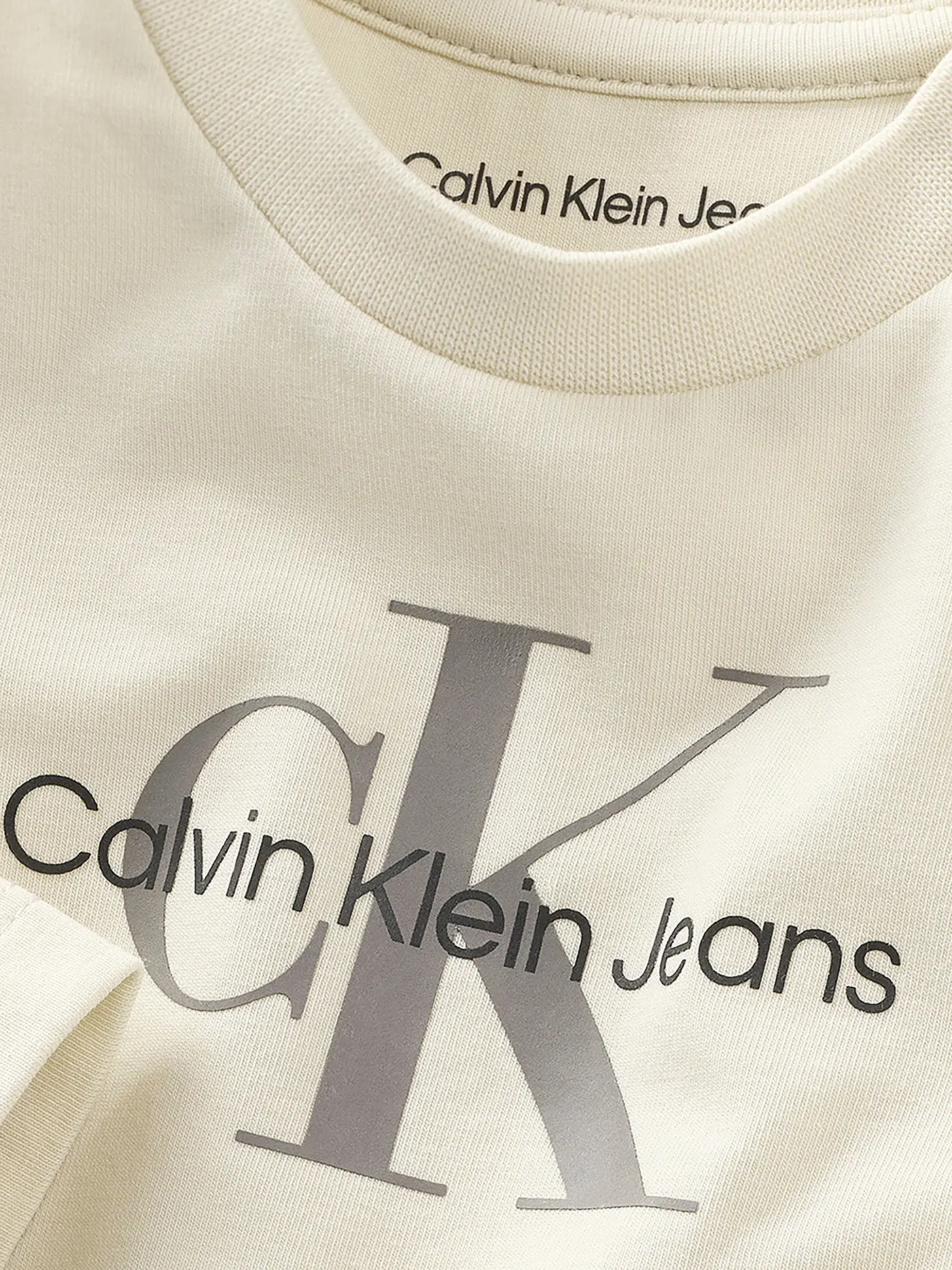 CALVIN KLEIN JEANS | Baby Langarmshirt  | beige