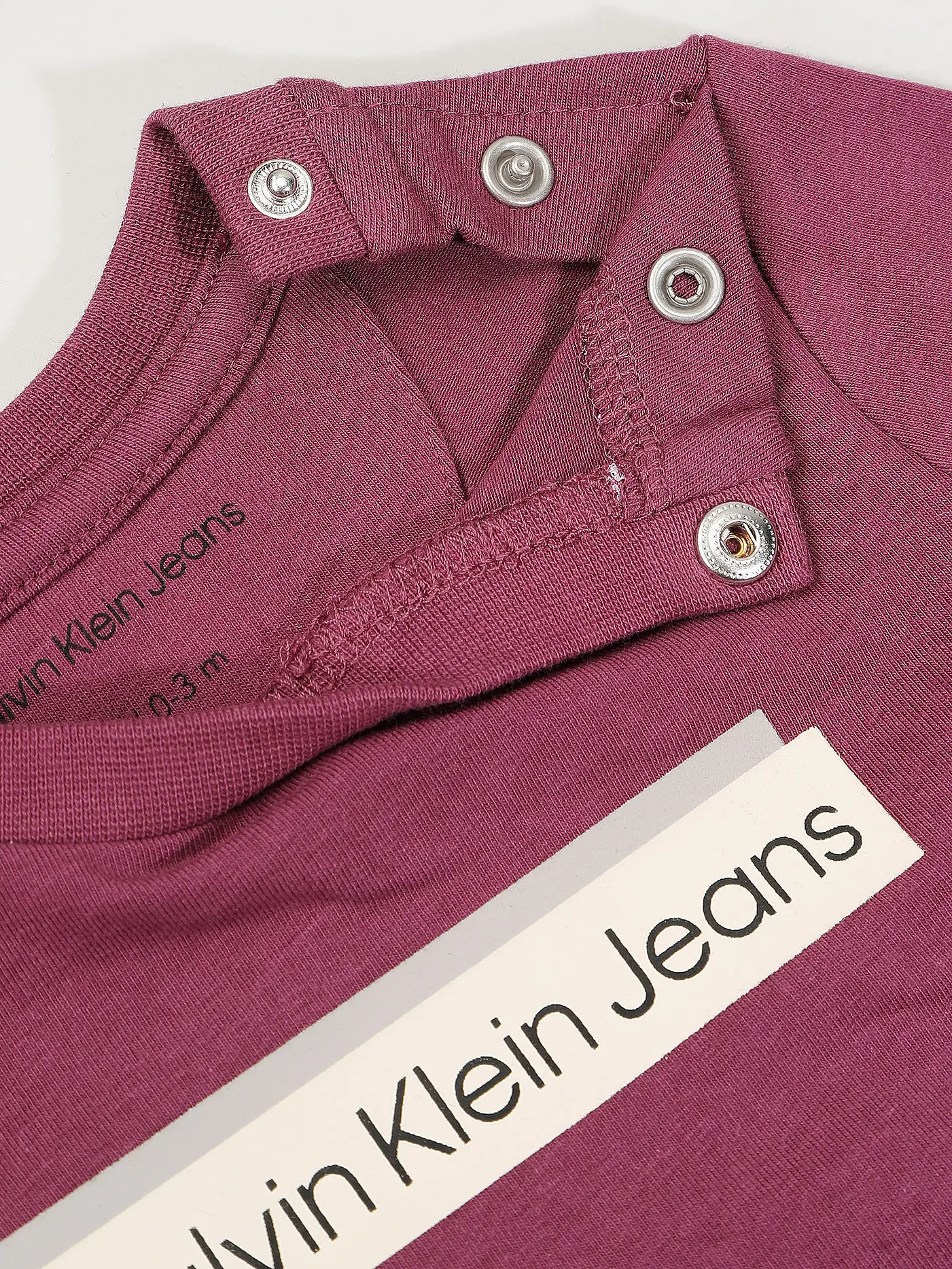 CALVIN KLEIN JEANS | Baby Langarmshirt | beere