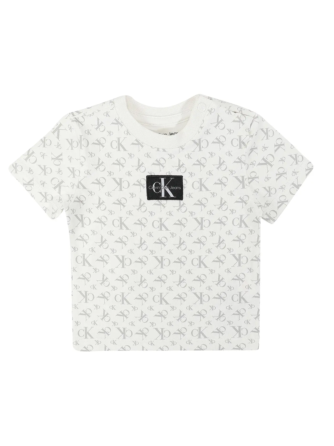 CALVIN KLEIN JEANS | Baby Set 3-teilig Sweatjacke, T-Shirt und Hose | creme