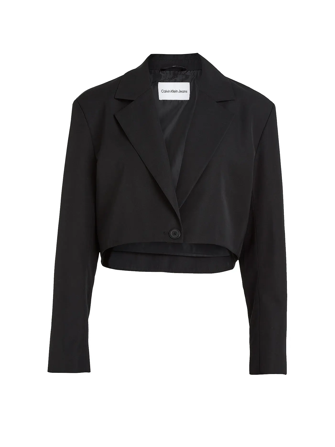 CALVIN KLEIN JEANS | Blazer Cropped Fit  | schwarz