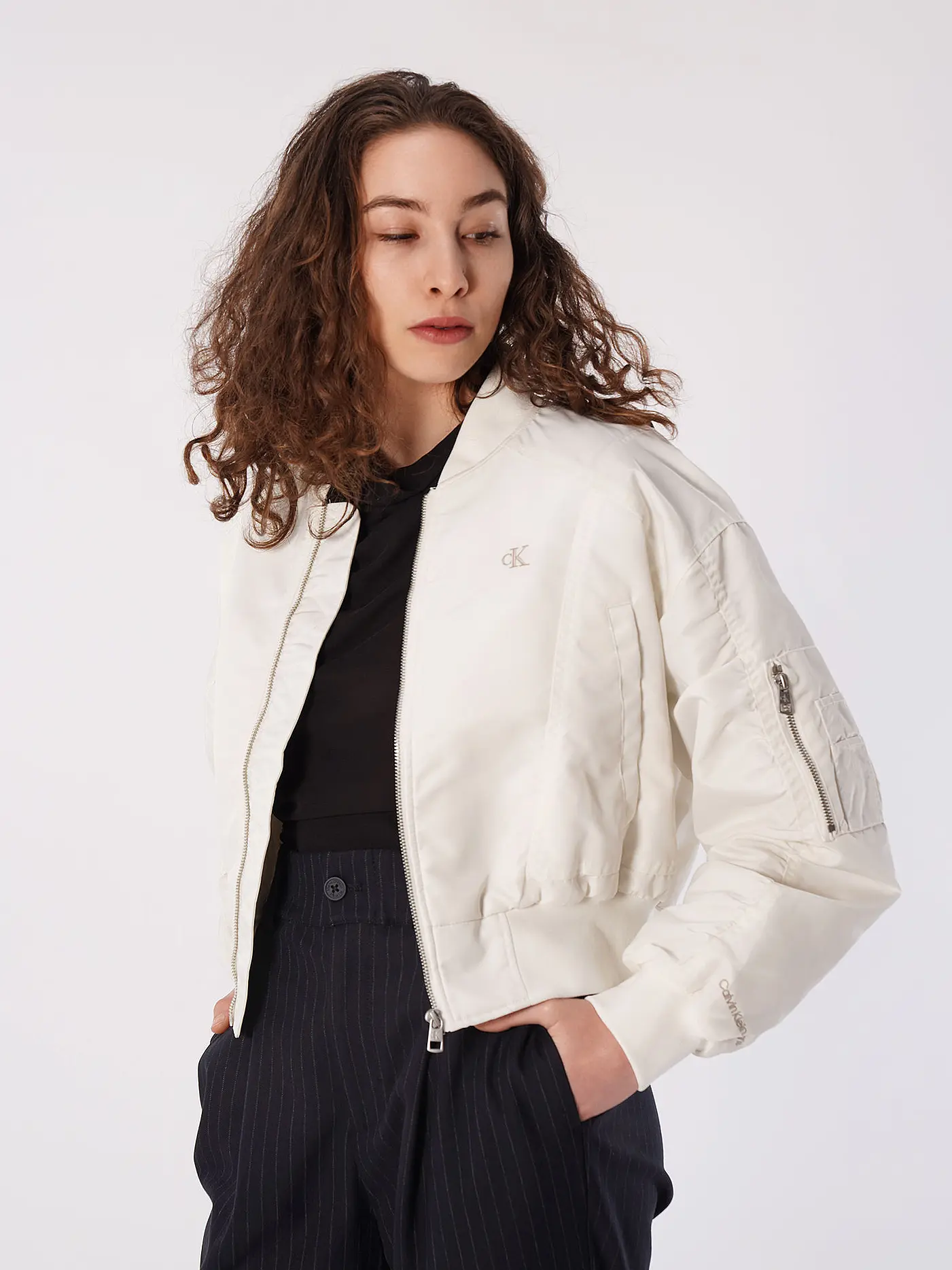 CALVIN KLEIN JEANS | Blouson  | creme