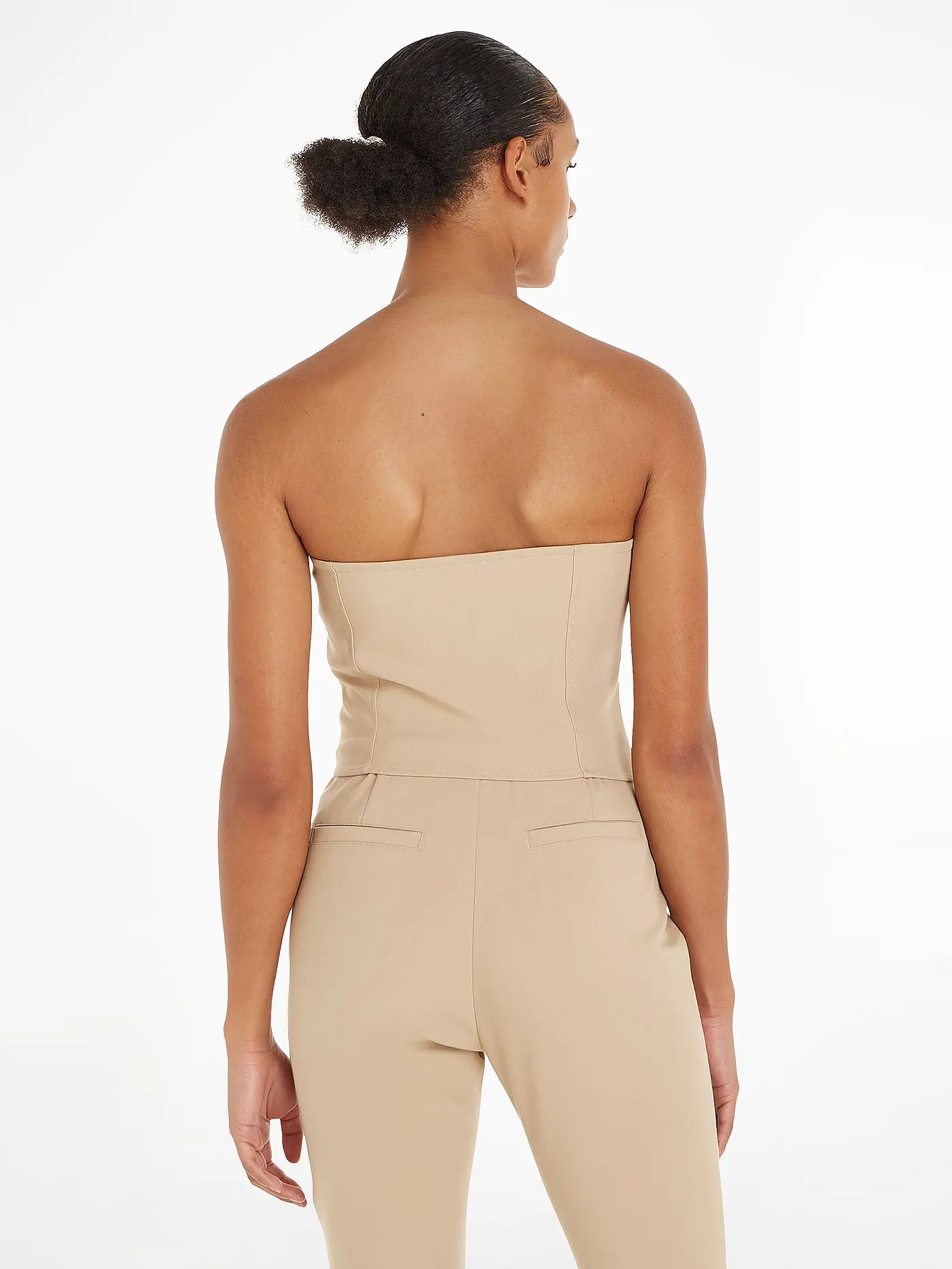 CALVIN KLEIN JEANS | Bustier Top | beige