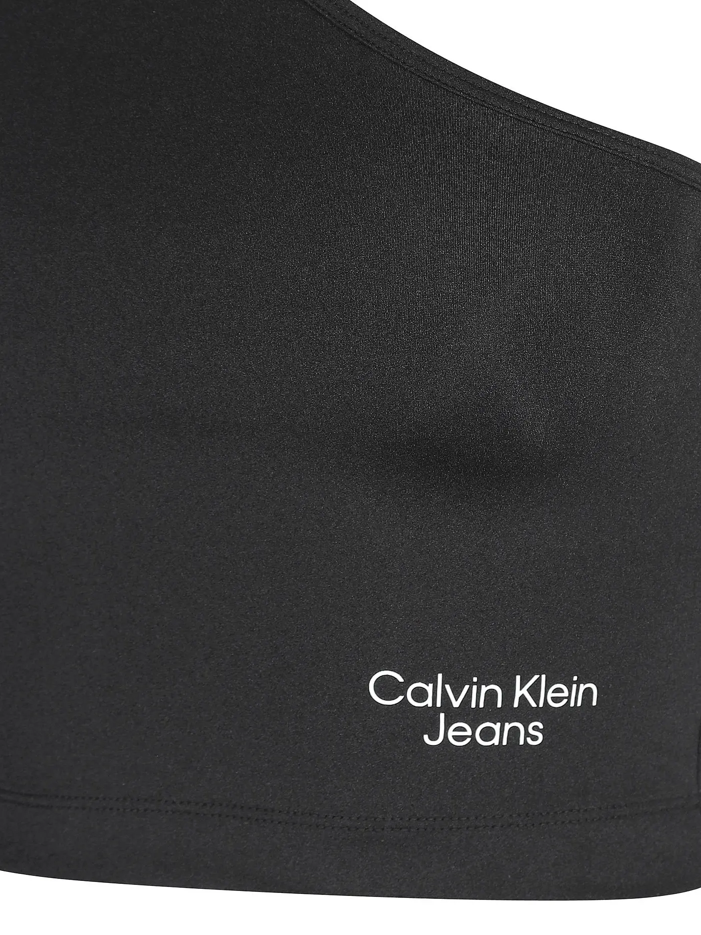 CALVIN KLEIN JEANS | Crooped Top  | schwarz