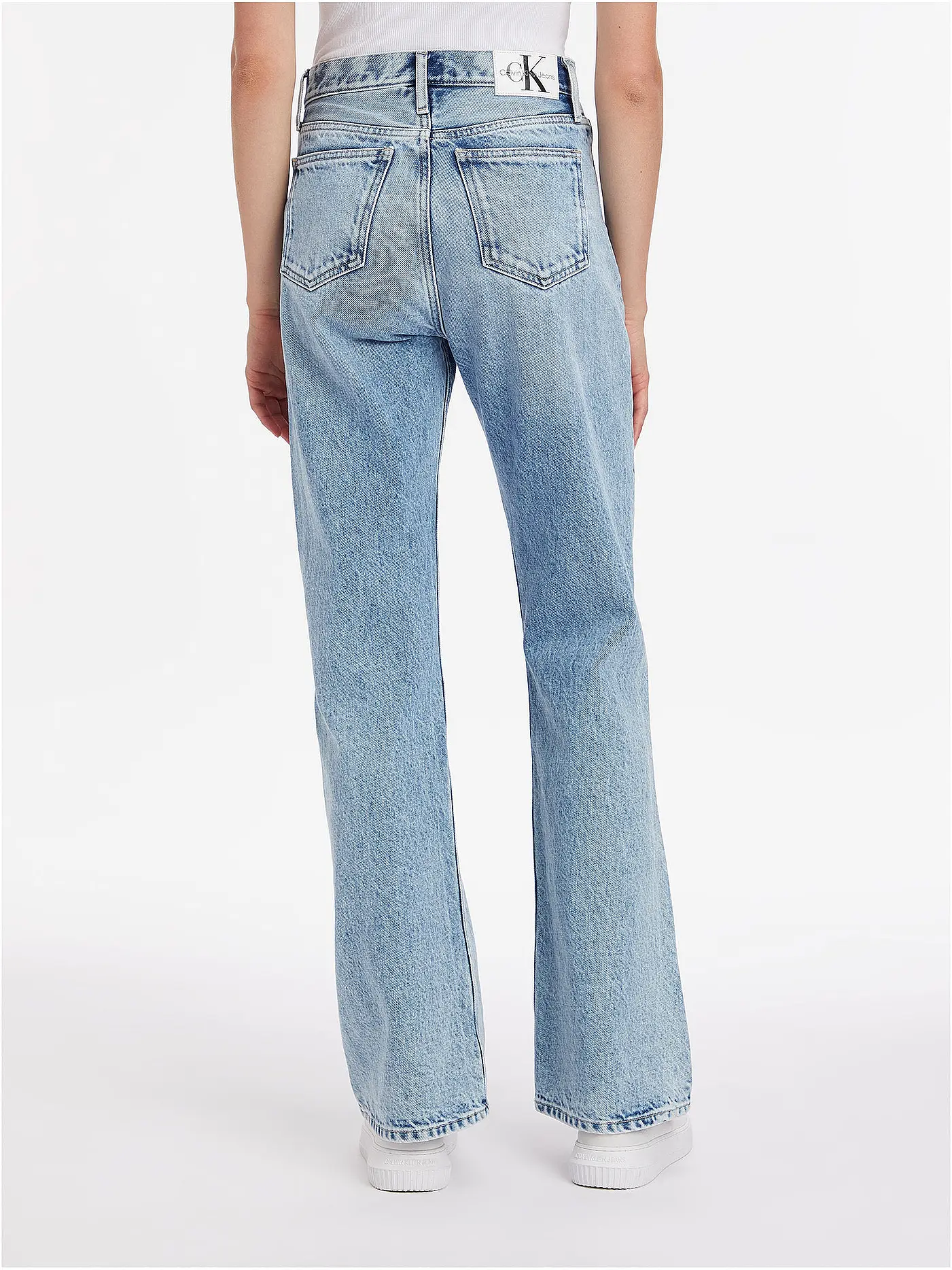 CALVIN KLEIN JEANS | Highwaist Jeans Flared Fit | hellblau