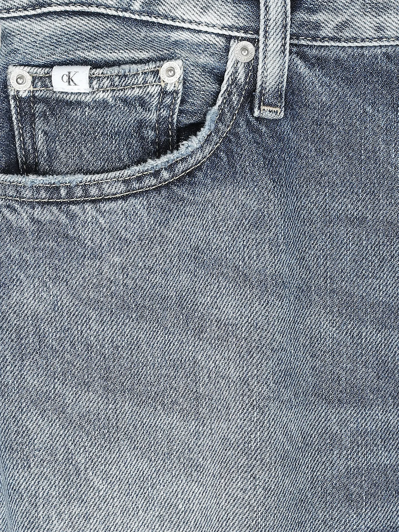 CALVIN KLEIN JEANS | Highwaist Jeans Mom Fit | blau