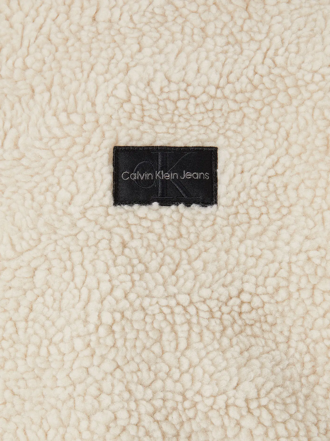 CALVIN KLEIN JEANS | Jacke in Felloptik | beige