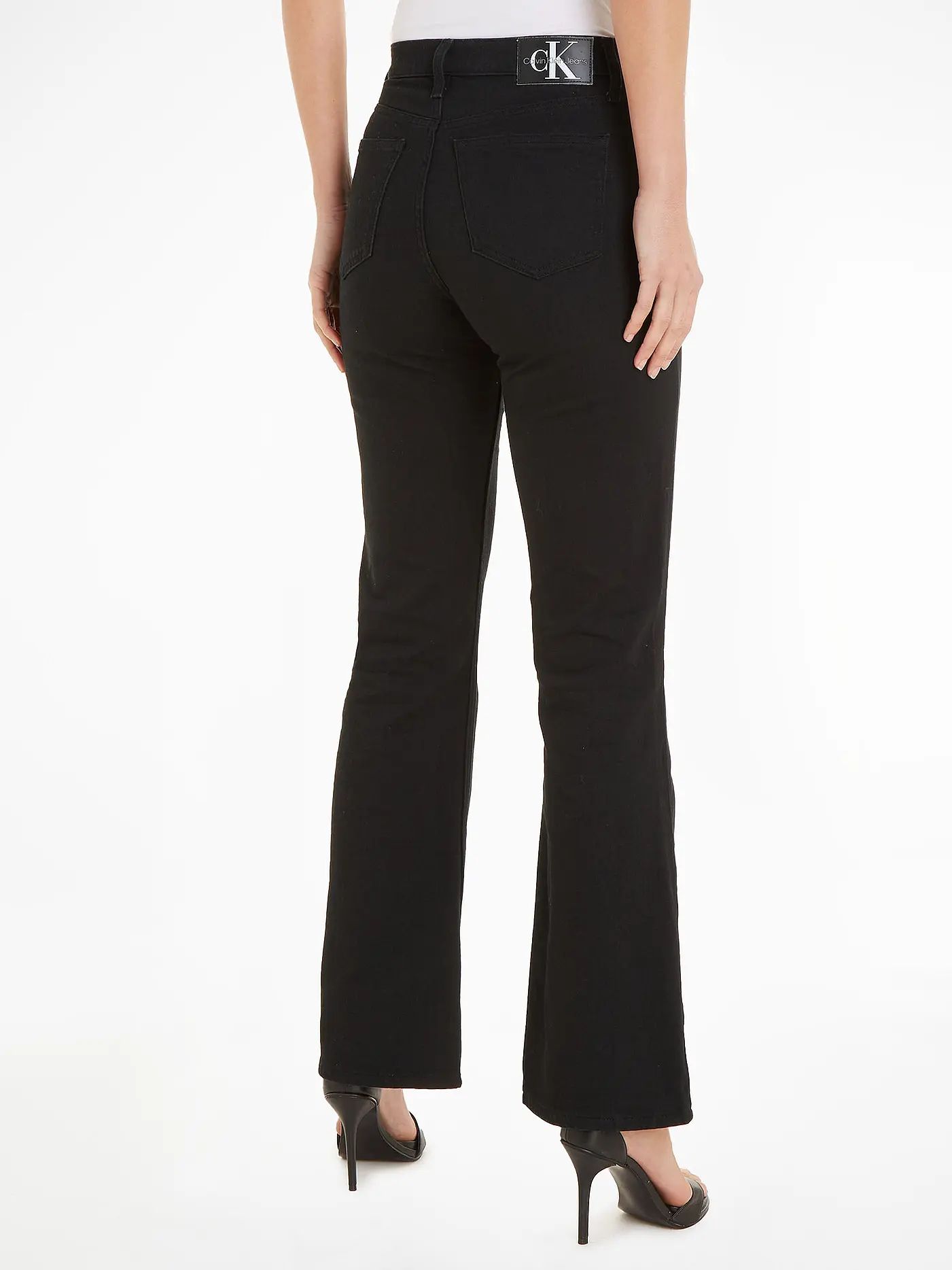 CALVIN KLEIN JEANS | Jeans Bootcut Fit  | schwarz
