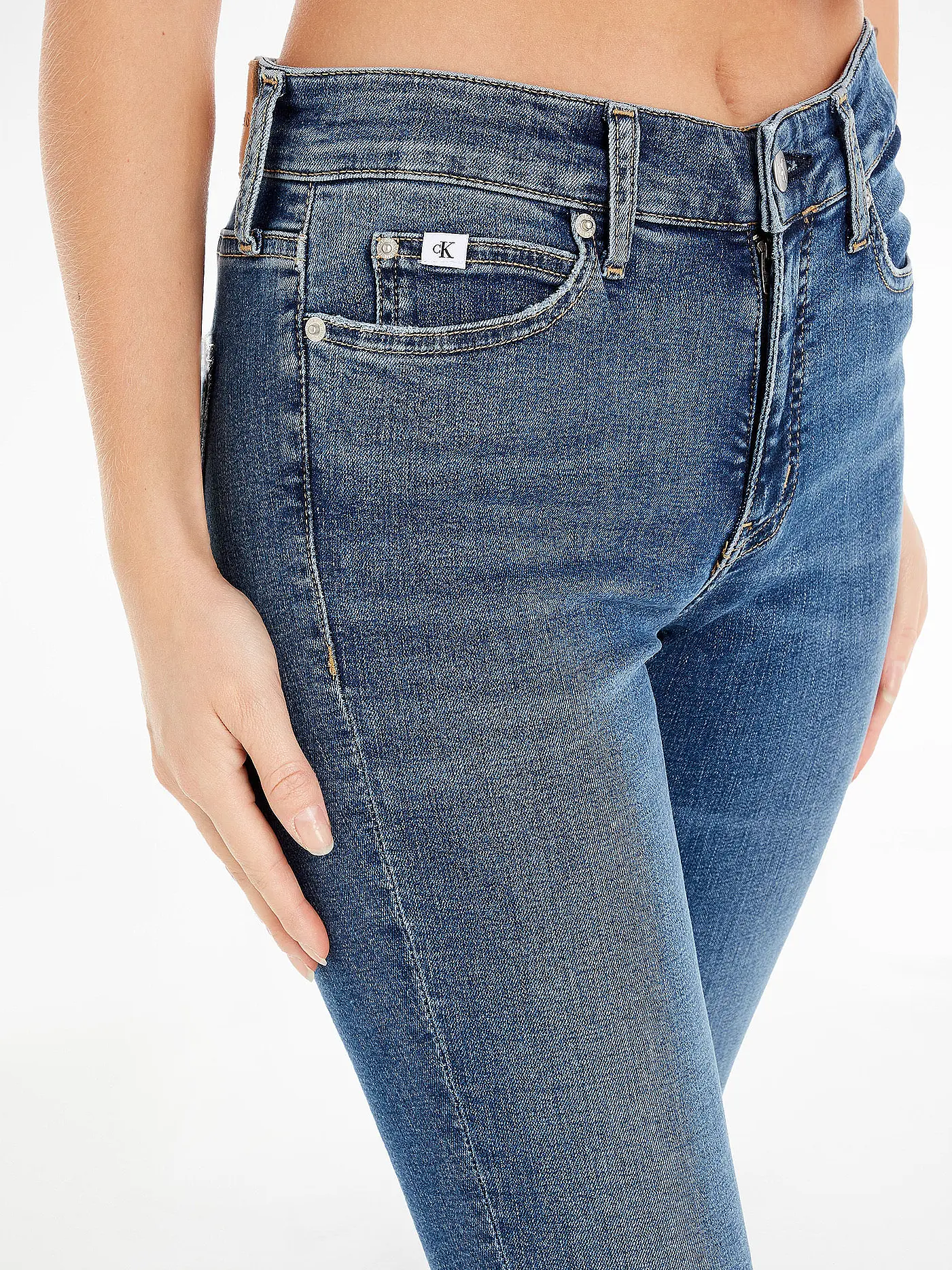 CALVIN KLEIN JEANS | Jeans Skinny Fit | dunkelblau