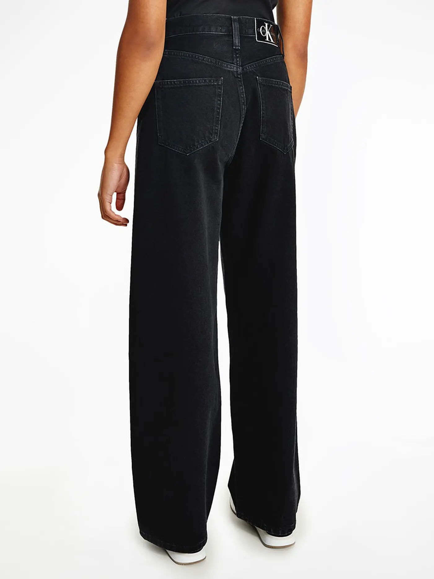 CALVIN KLEIN JEANS | Jeans wide leg  | schwarz