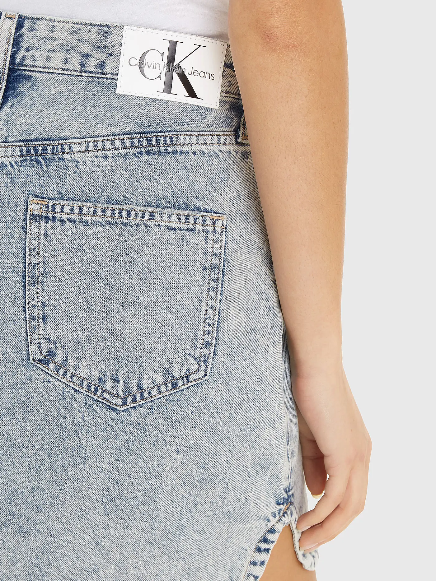 CALVIN KLEIN JEANS | Jeansrock  | hellblau