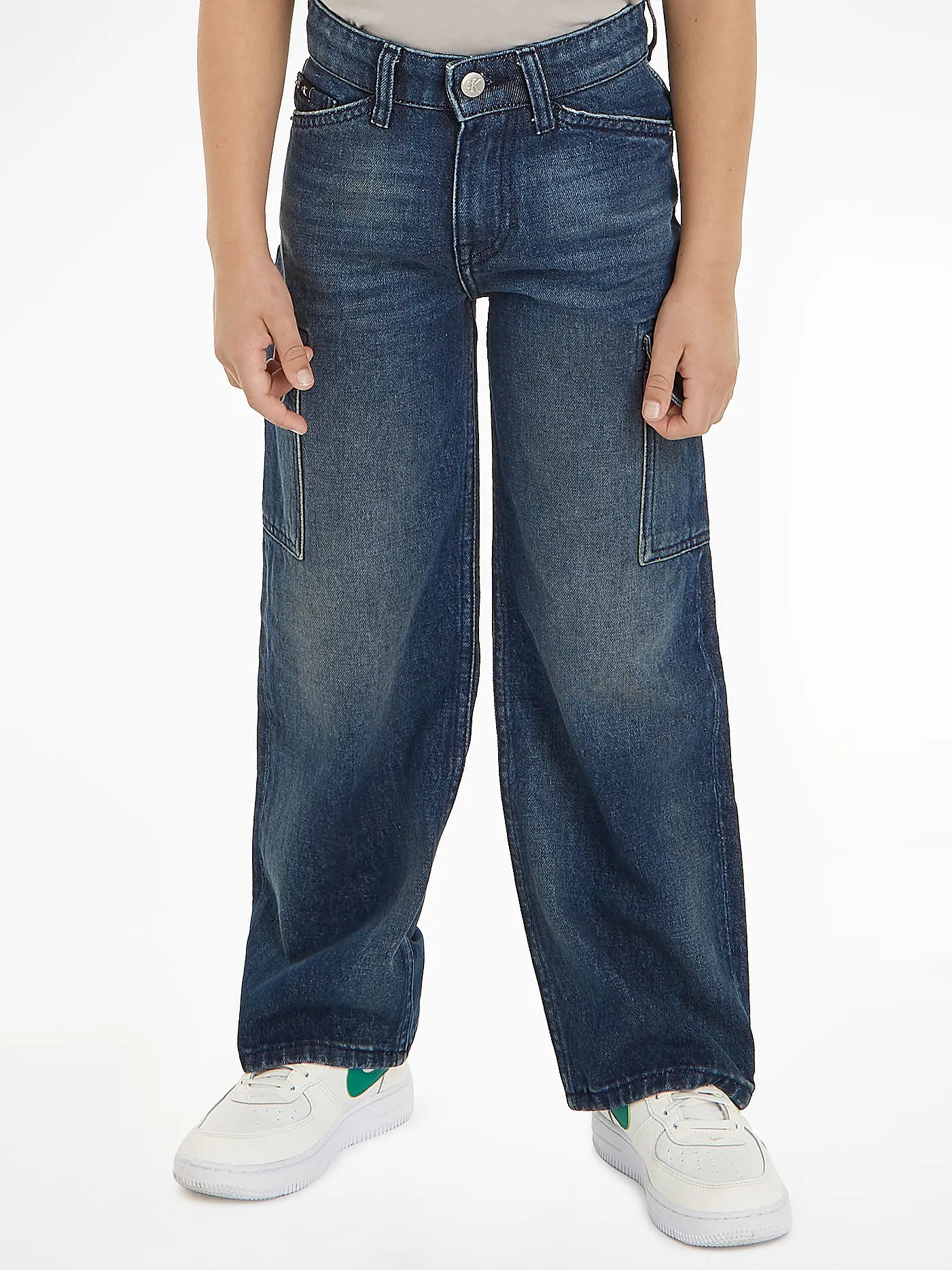 CALVIN KLEIN JEANS | Jungen Cargohose  | blau