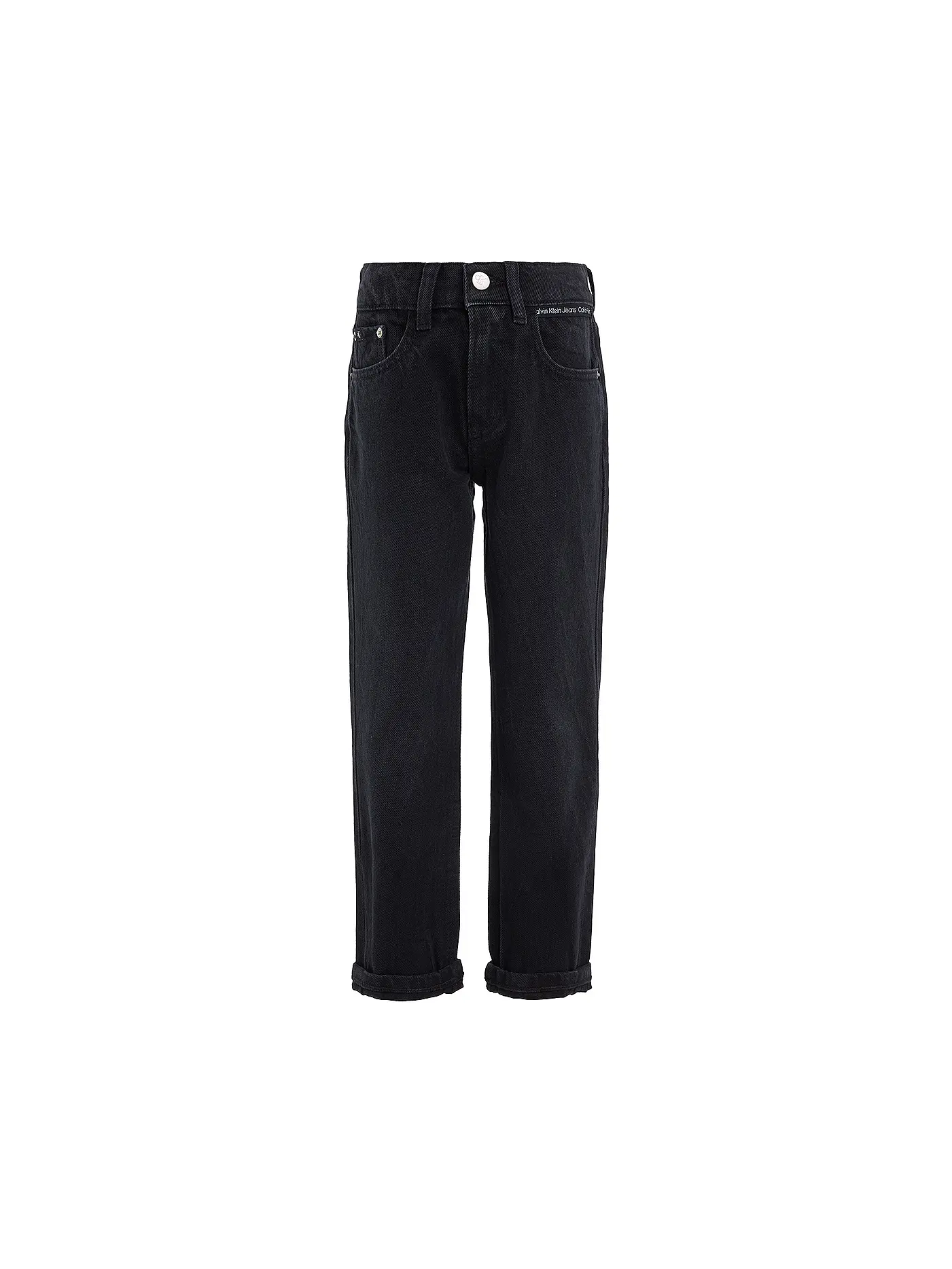 CALVIN KLEIN JEANS | Jungen Jeans Straight Fit  | schwarz
