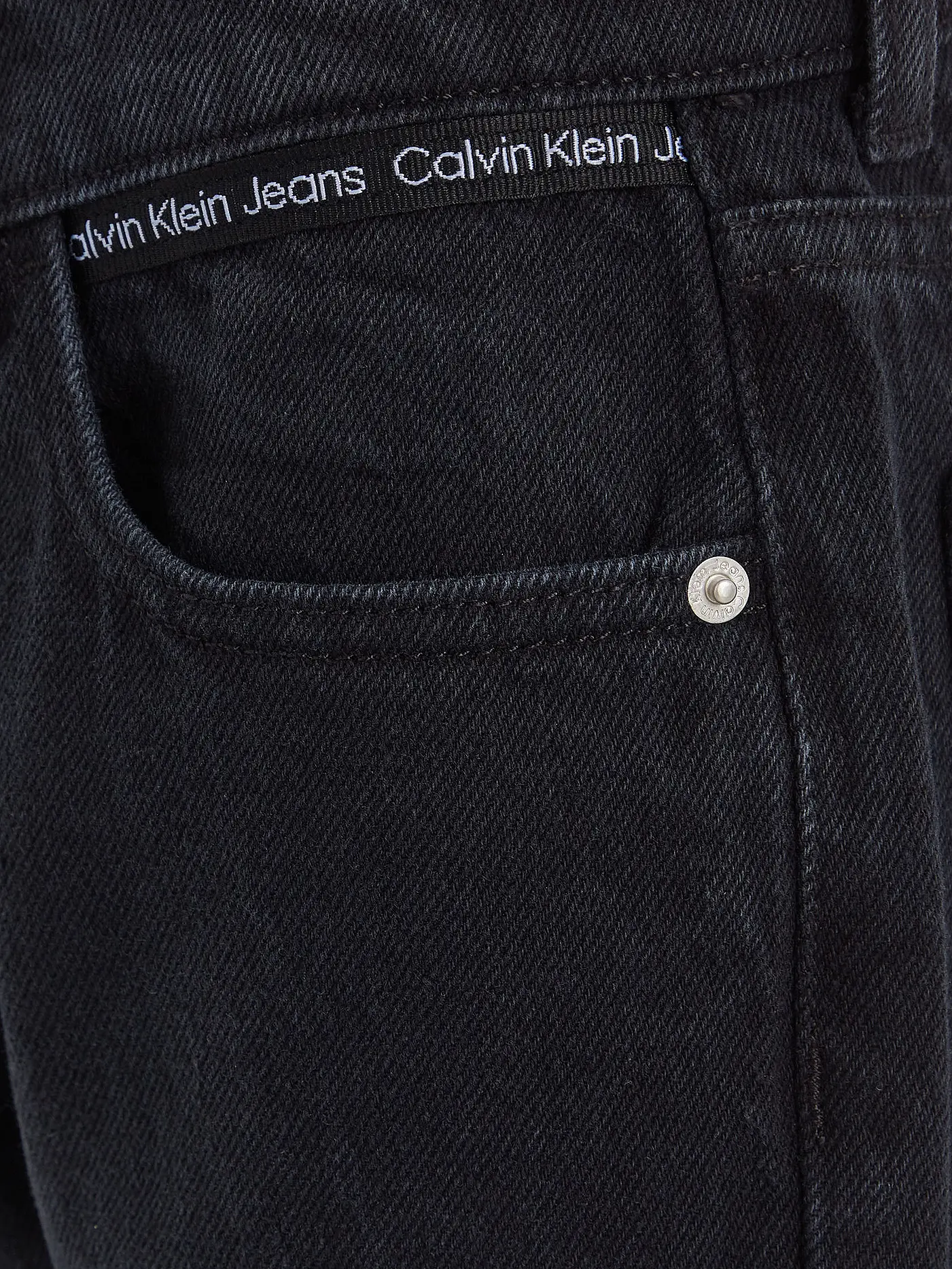 CALVIN KLEIN JEANS | Jungen Jeans Straight Fit  | schwarz