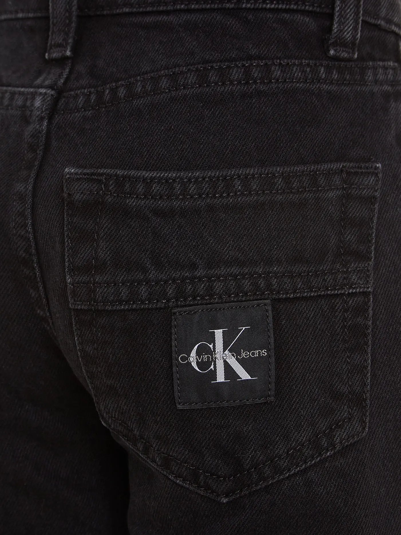 CALVIN KLEIN JEANS | Jungen Jeans Straight Fit | schwarz
