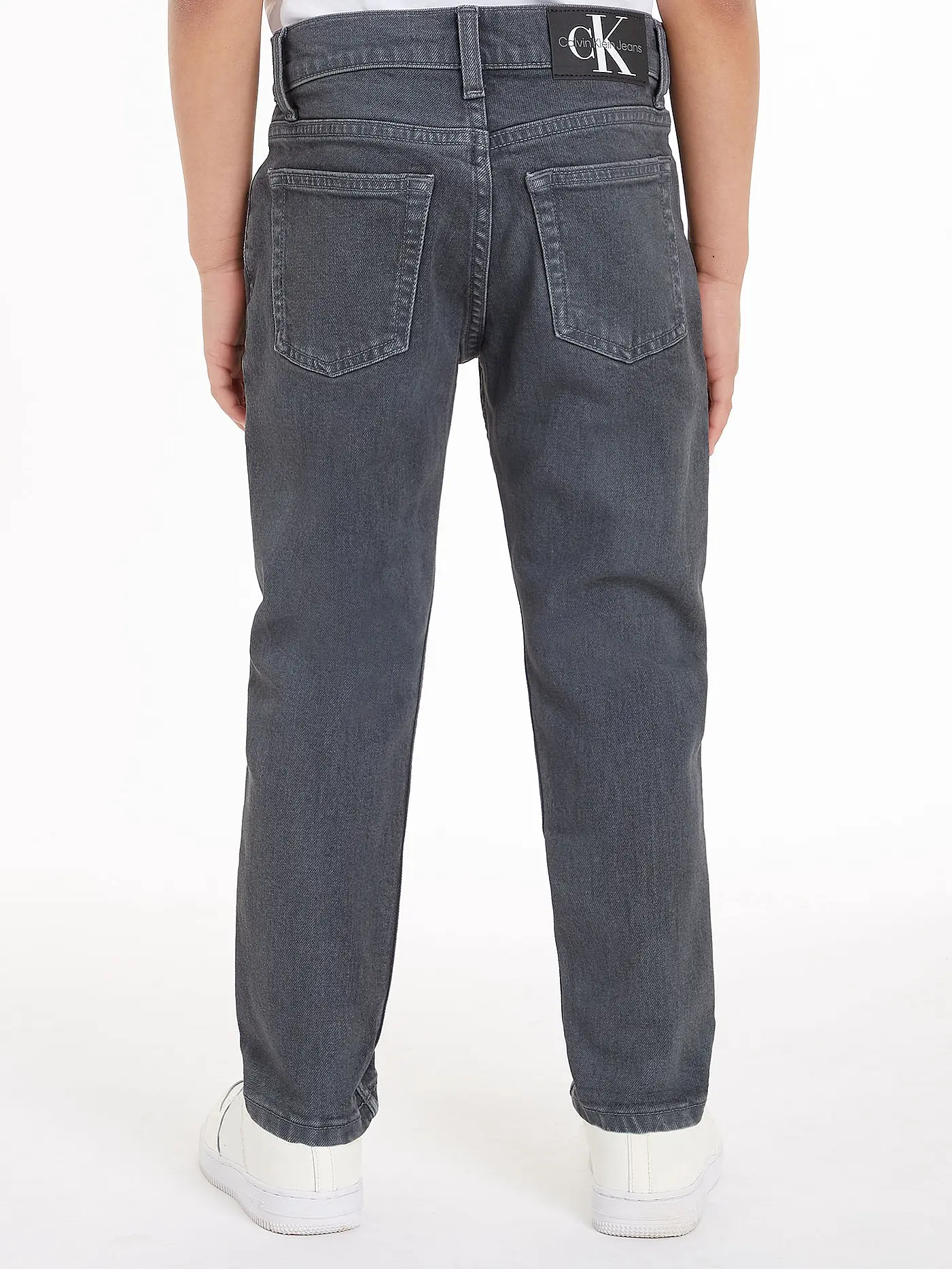 CALVIN KLEIN JEANS | Jungen Jeans Tapered Fit  | grau