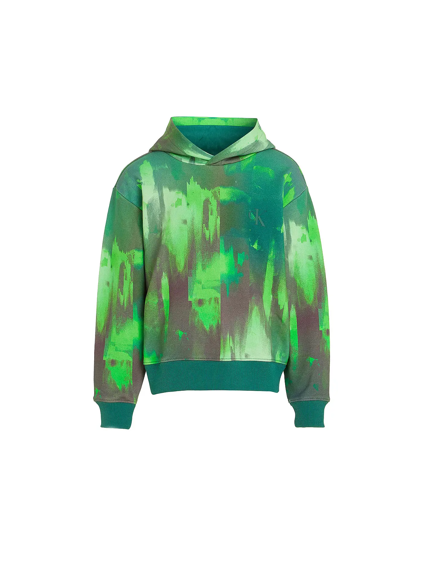 CALVIN KLEIN JEANS | Jungen Kapuzensweater - Hoodie  | grün