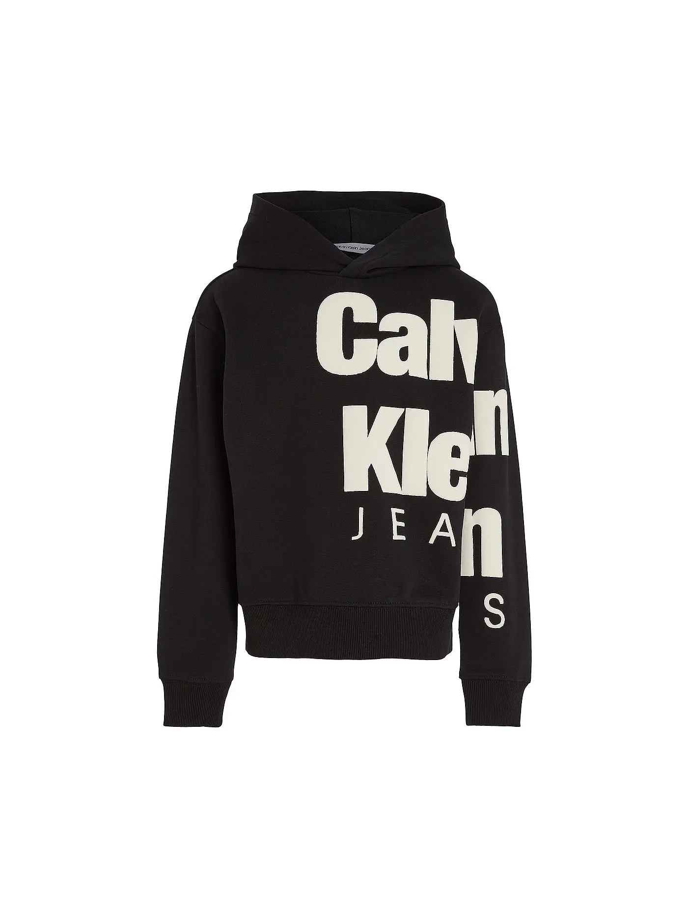 CALVIN KLEIN JEANS | Jungen Kapuzensweater - Hoodie  | schwarz