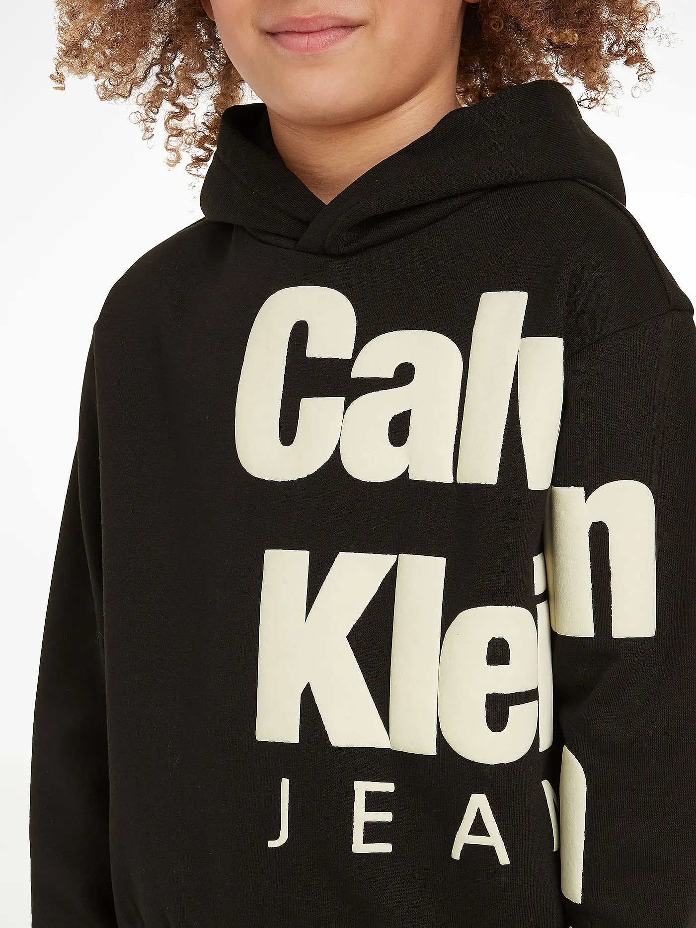 CALVIN KLEIN JEANS | Jungen Kapuzensweater - Hoodie  | schwarz