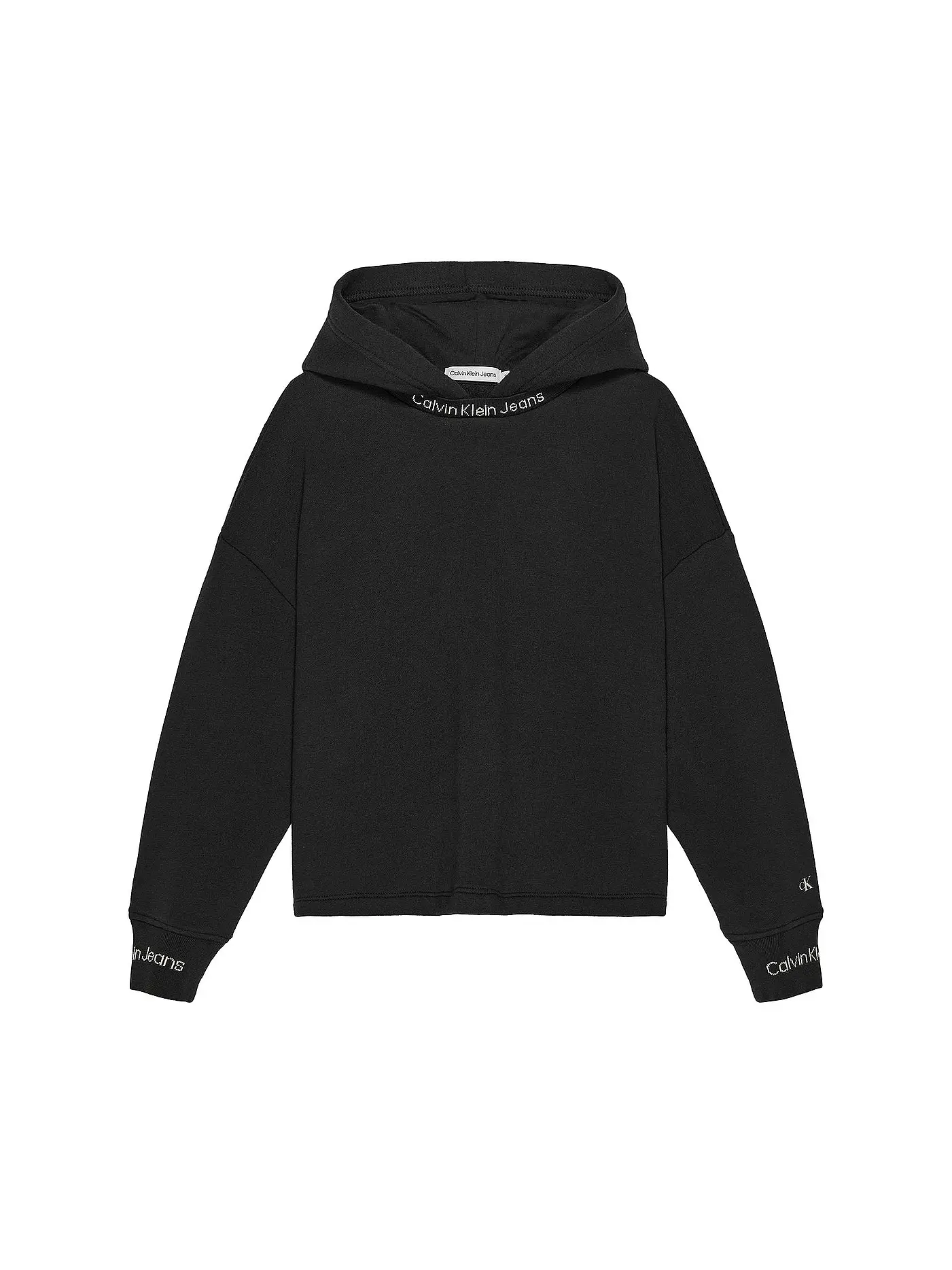 CALVIN KLEIN JEANS | Jungen Kapuzensweater - Hoodie | schwarz