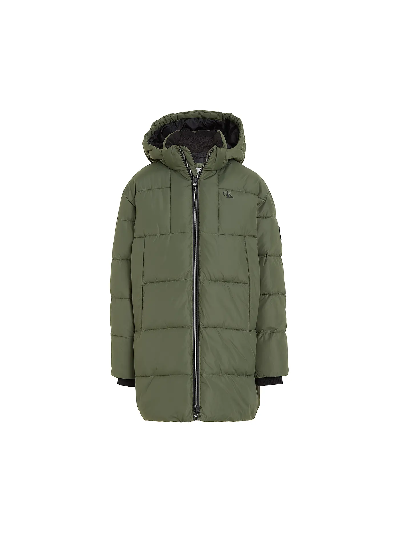 CALVIN KLEIN JEANS | Jungen Parka  | dunkelgrün