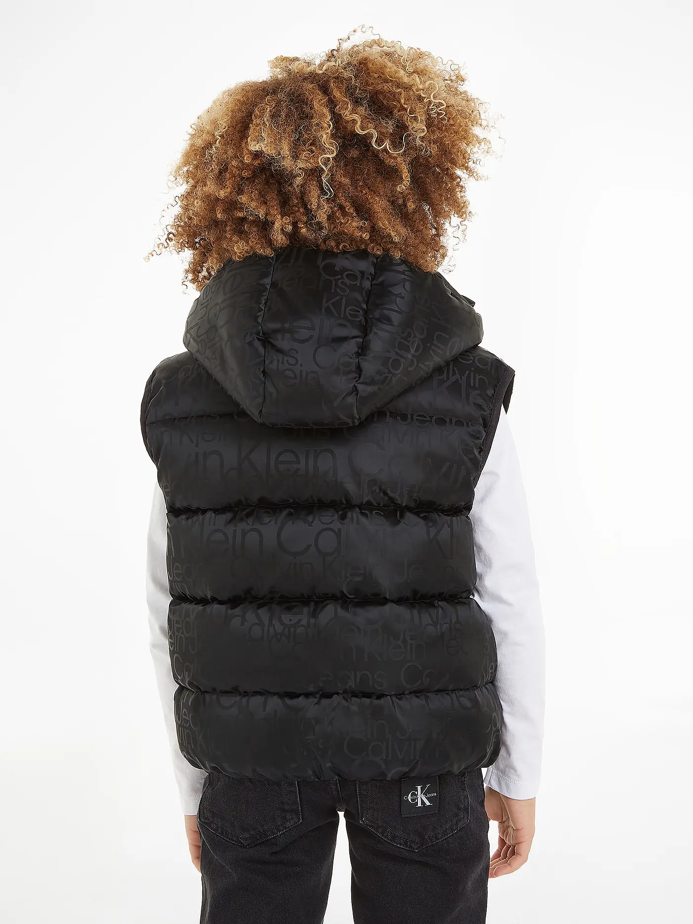 CALVIN KLEIN JEANS | Jungen Steppgilet  | schwarz