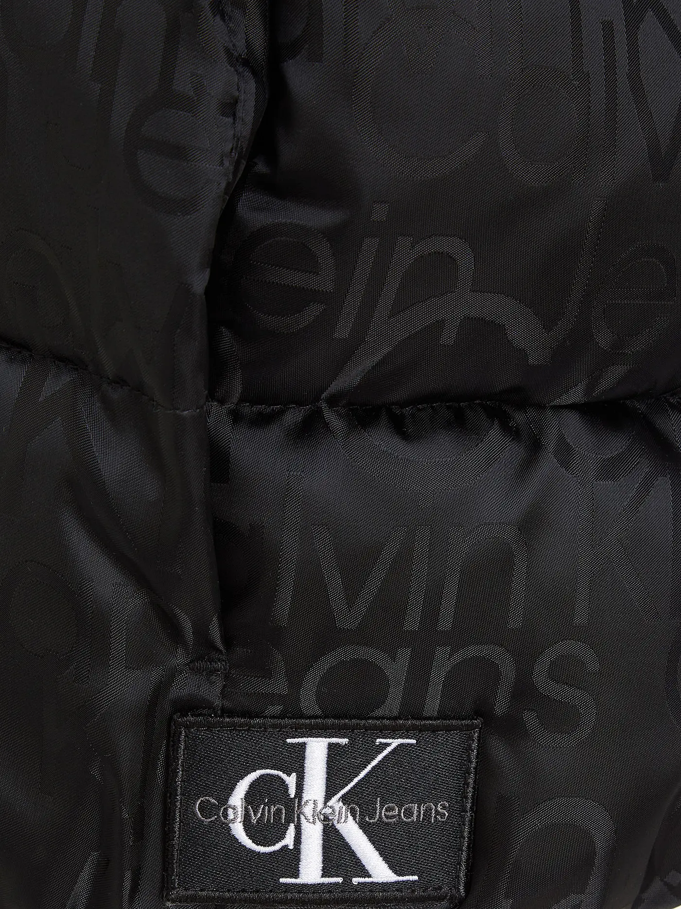 CALVIN KLEIN JEANS | Jungen Steppgilet  | schwarz