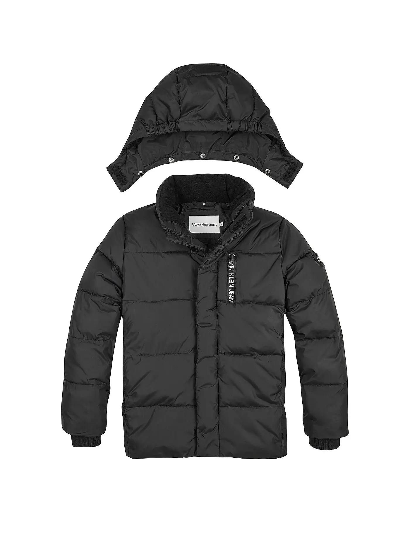 CALVIN KLEIN JEANS | Jungen Steppjacke Essential | schwarz