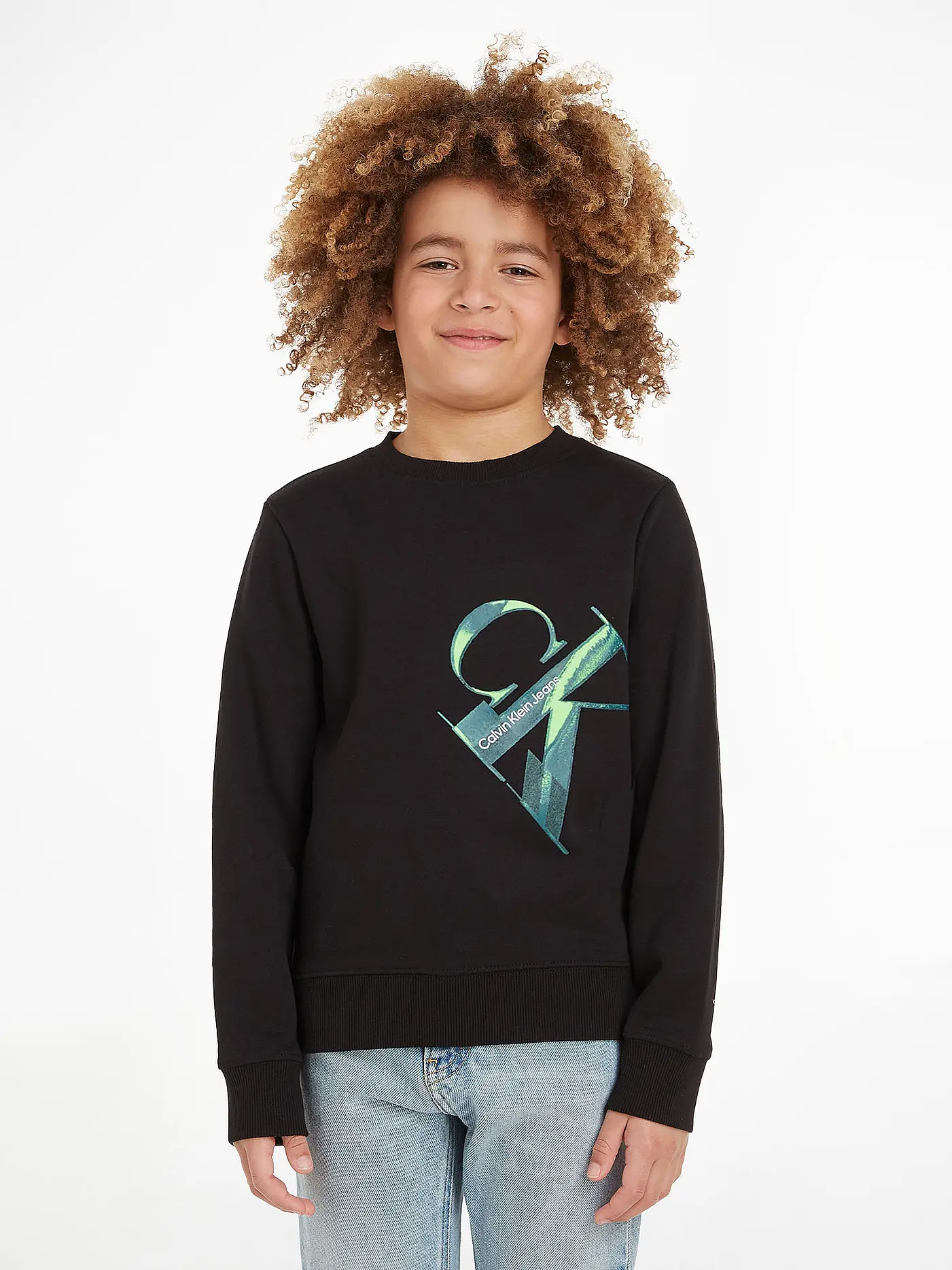 CALVIN KLEIN JEANS | Jungen Sweater  | schwarz