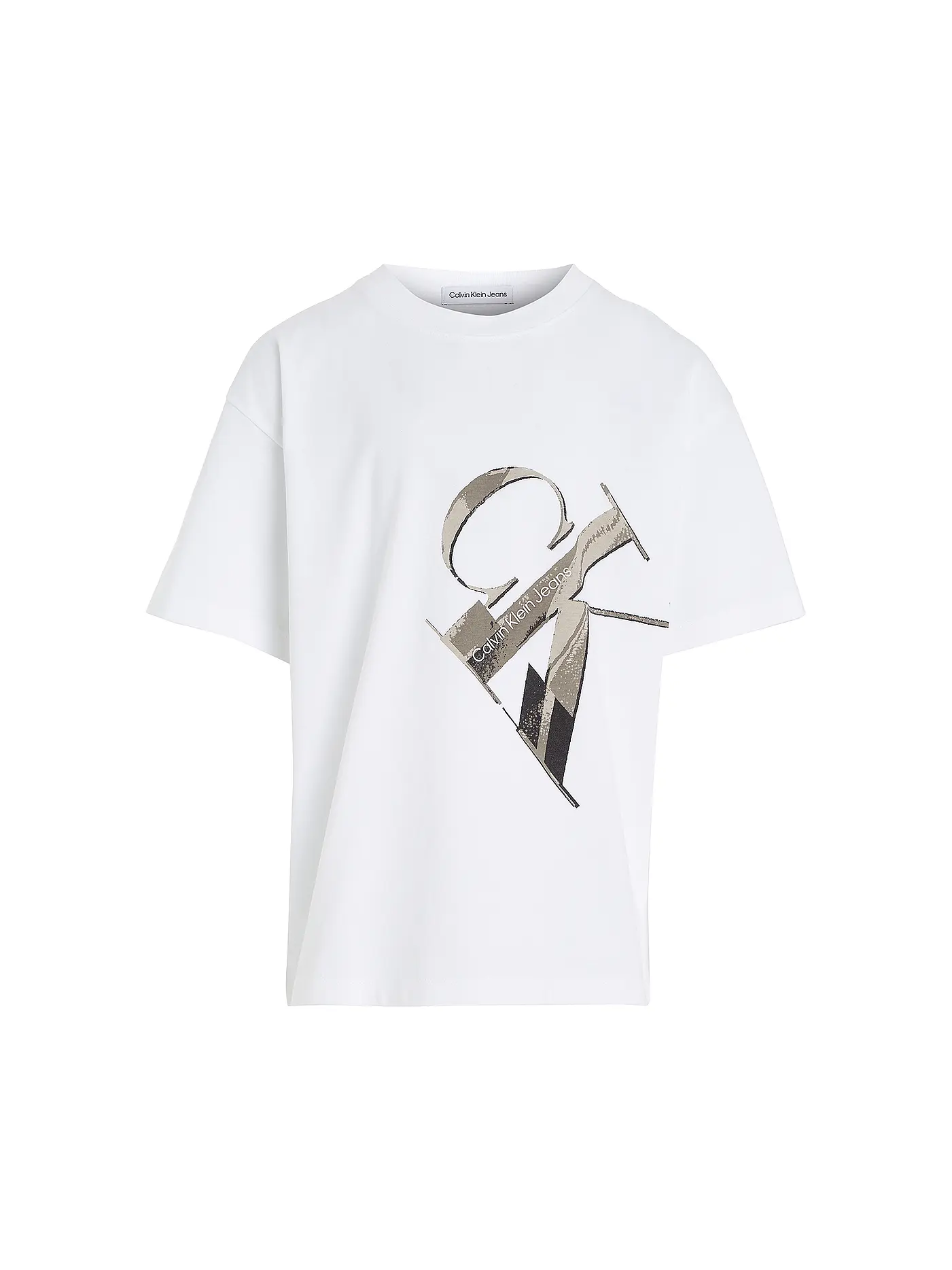 CALVIN KLEIN JEANS | Jungen T-Shirt  | weiss