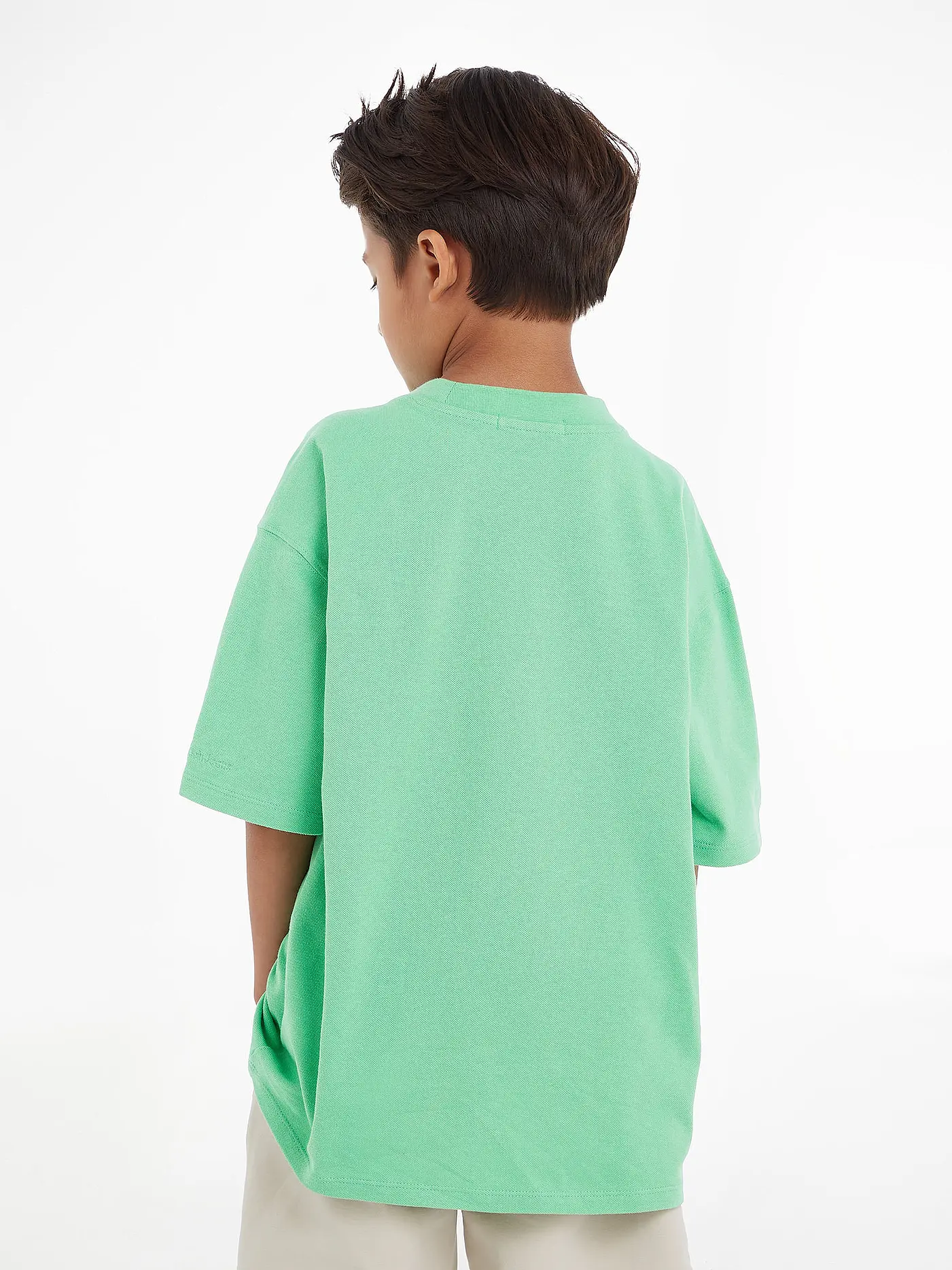 CALVIN KLEIN JEANS | Jungen T-Shirt | hellgrün