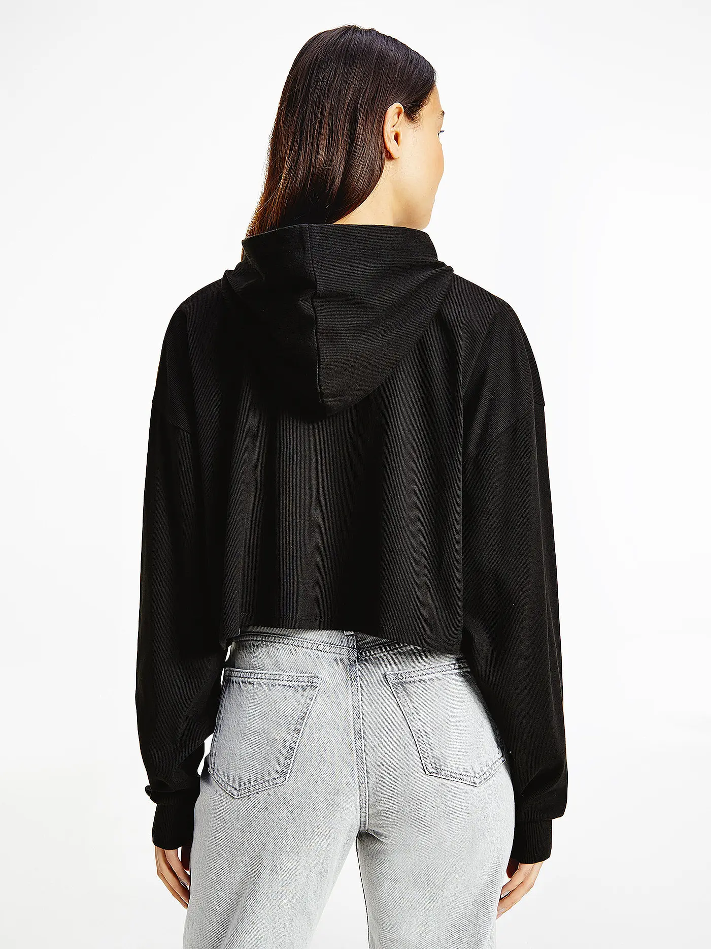CALVIN KLEIN JEANS | Kapuzensweater - Hoodie  | schwarz
