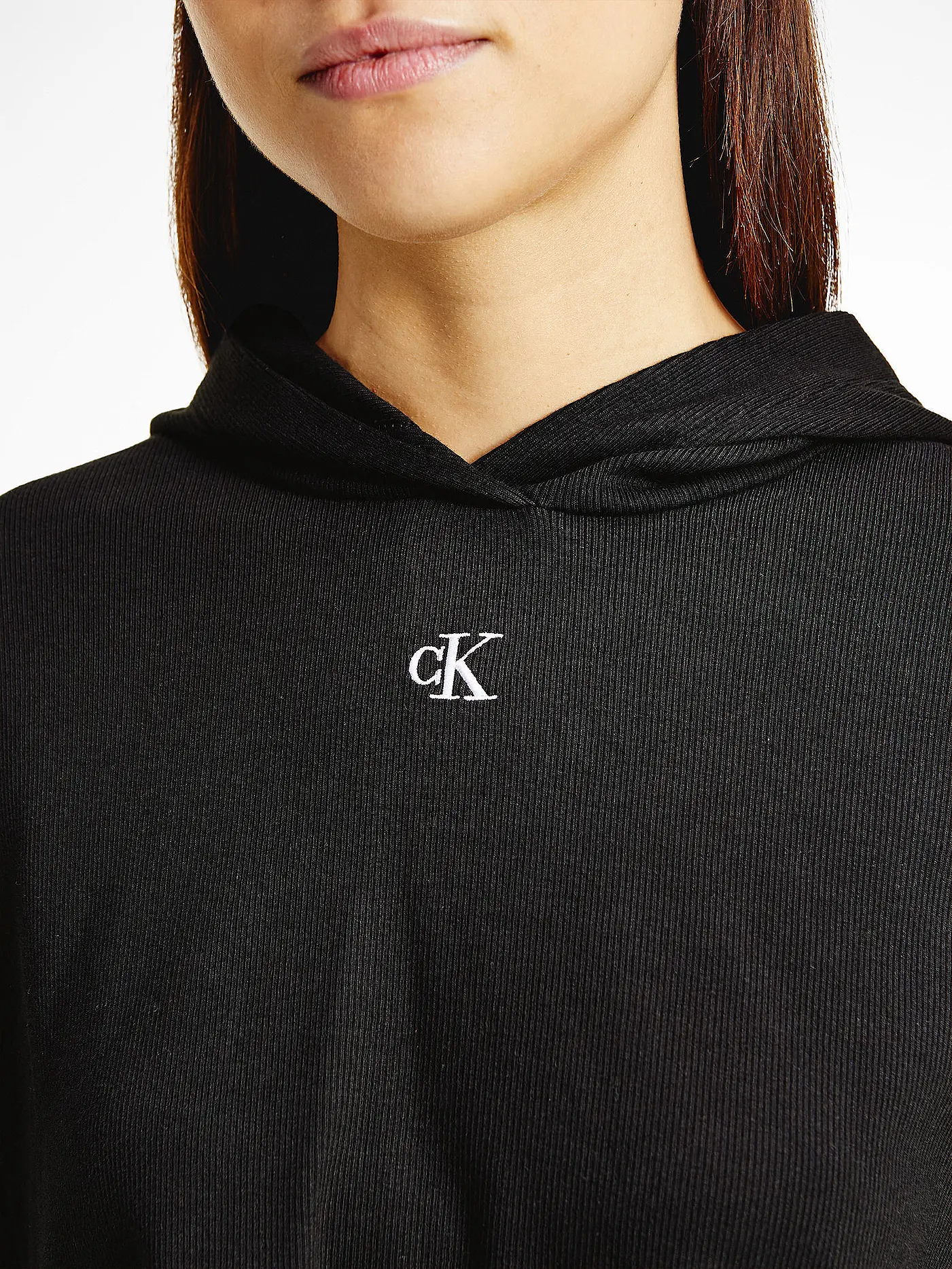 CALVIN KLEIN JEANS | Kapuzensweater - Hoodie  | schwarz