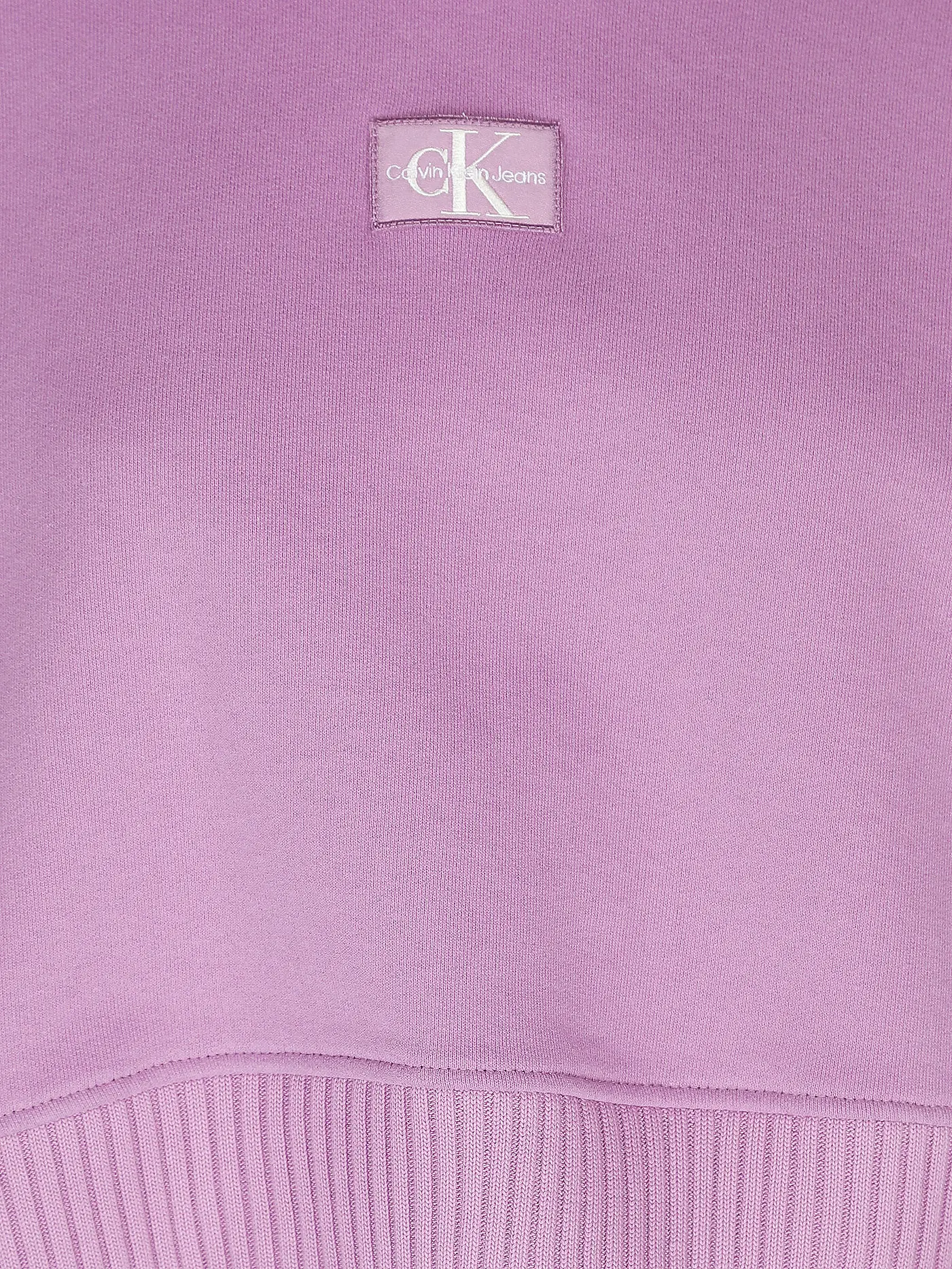 CALVIN KLEIN JEANS | Kapuzensweater - Hoodie Cropped Fit | lila
