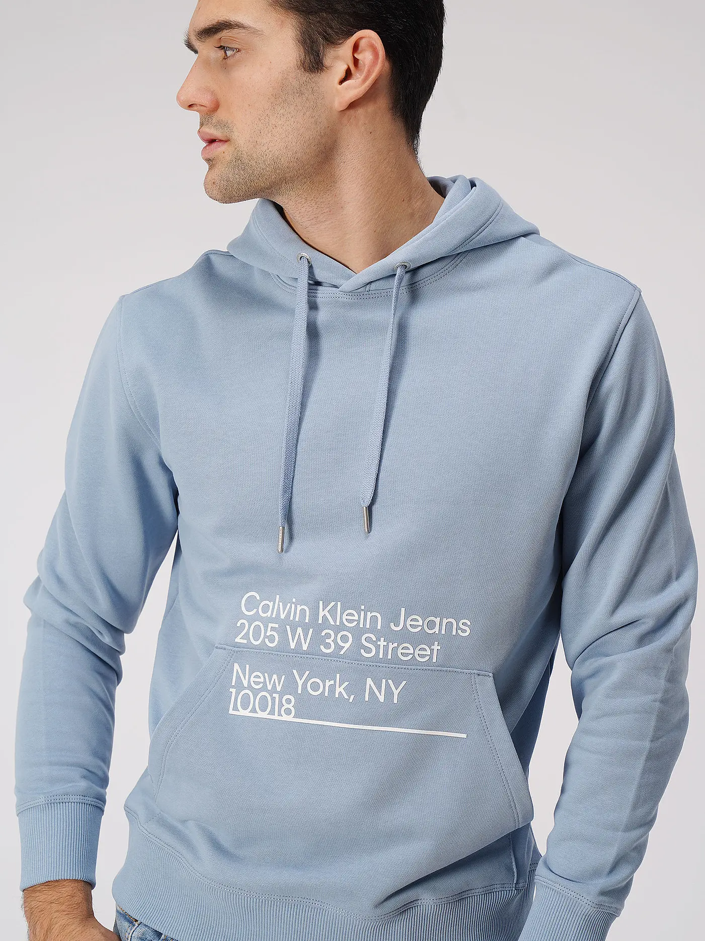 CALVIN KLEIN JEANS | Kapuzensweater - Hoodie | hellblau