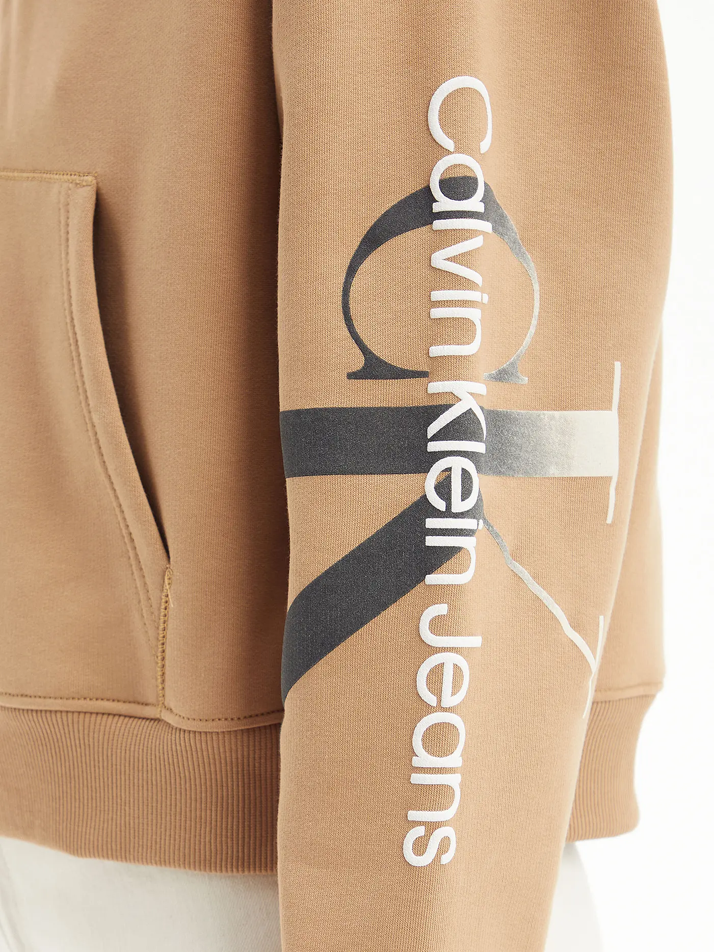 CALVIN KLEIN JEANS | Kapuzensweater - Hoodie | camel