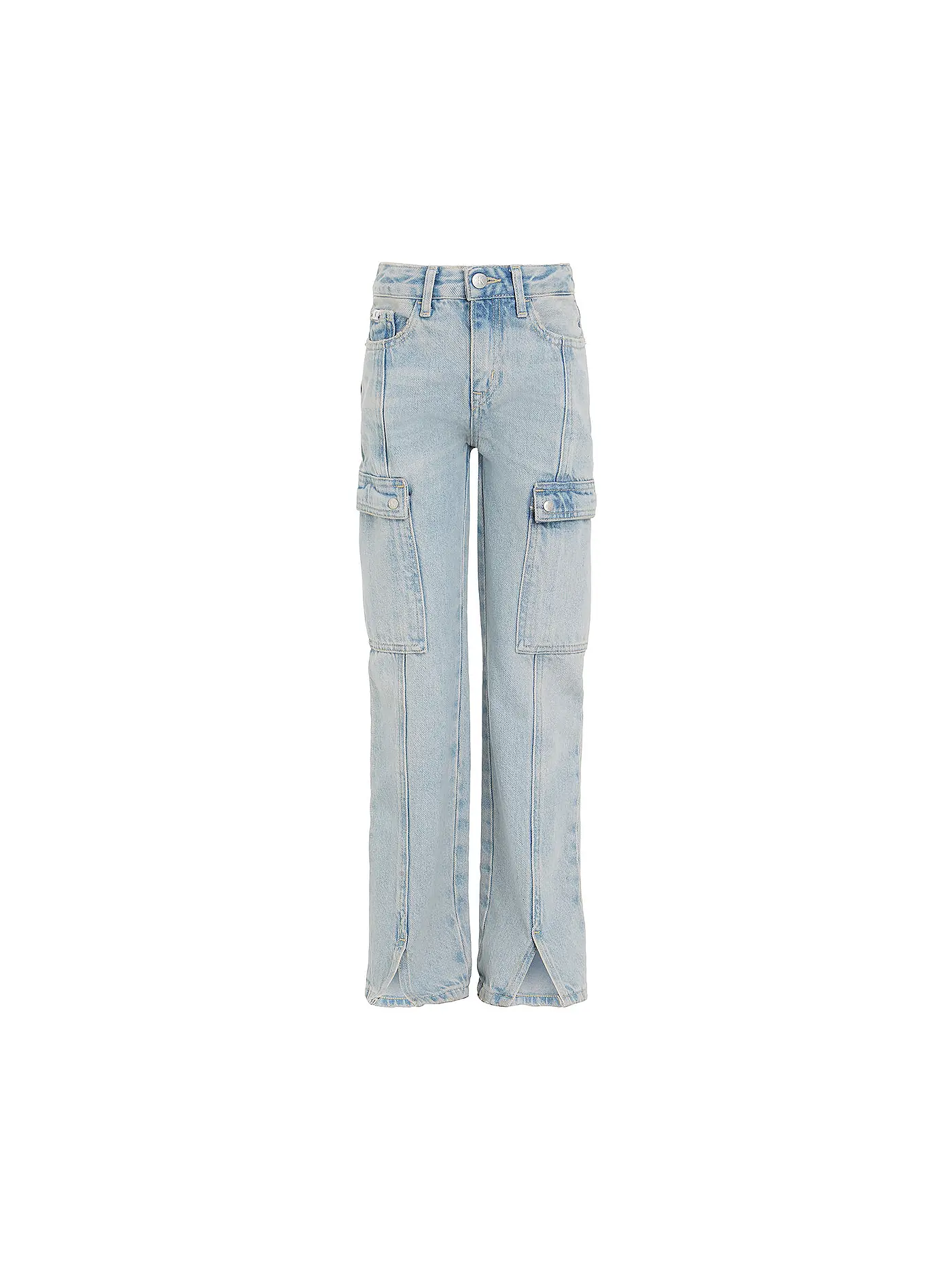 CALVIN KLEIN JEANS | Mädchen Cargohose  | hellblau