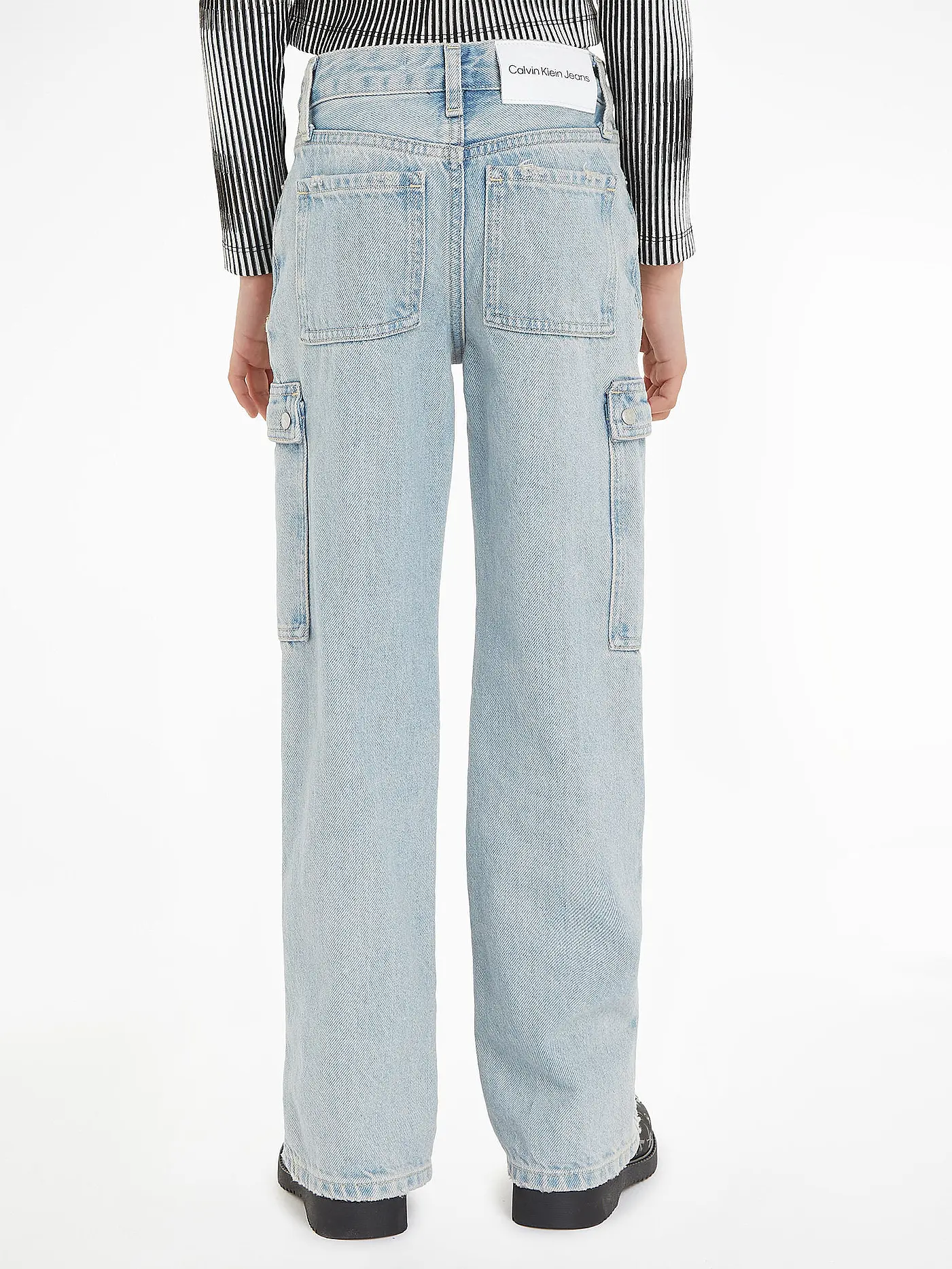 CALVIN KLEIN JEANS | Mädchen Cargohose  | hellblau