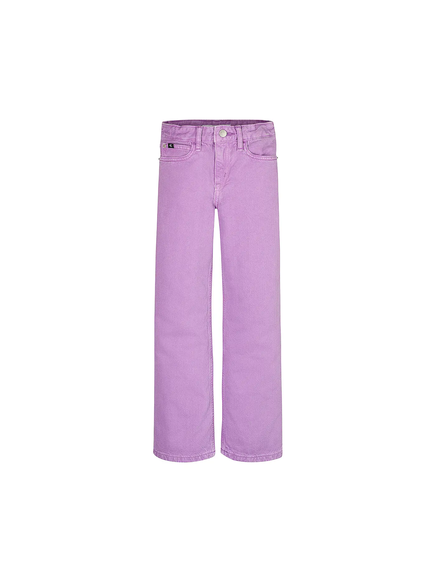 CALVIN KLEIN JEANS | Mädchen Highwaist Jeans Wide Fit | pink