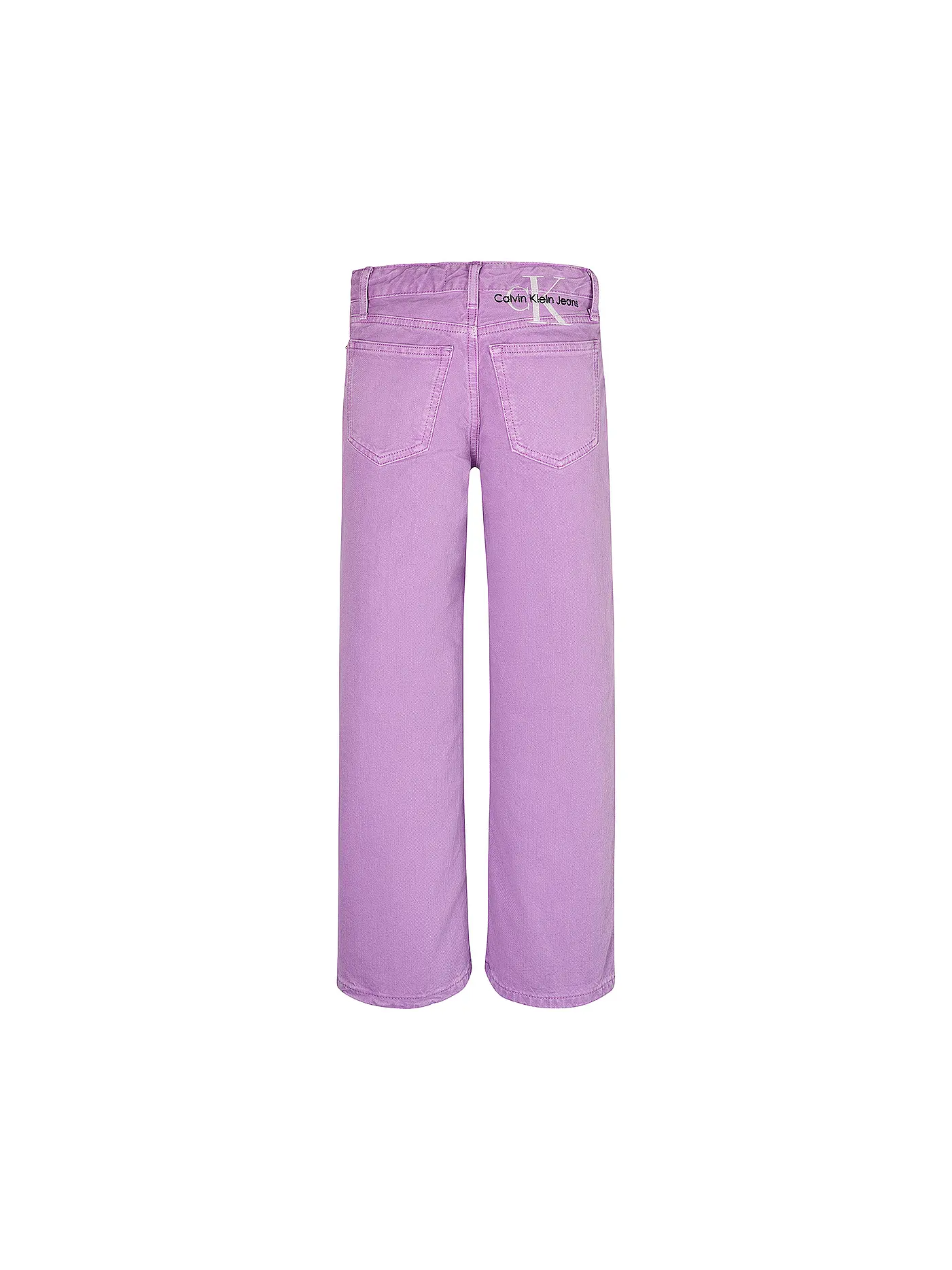 CALVIN KLEIN JEANS | Mädchen Highwaist Jeans Wide Fit | pink