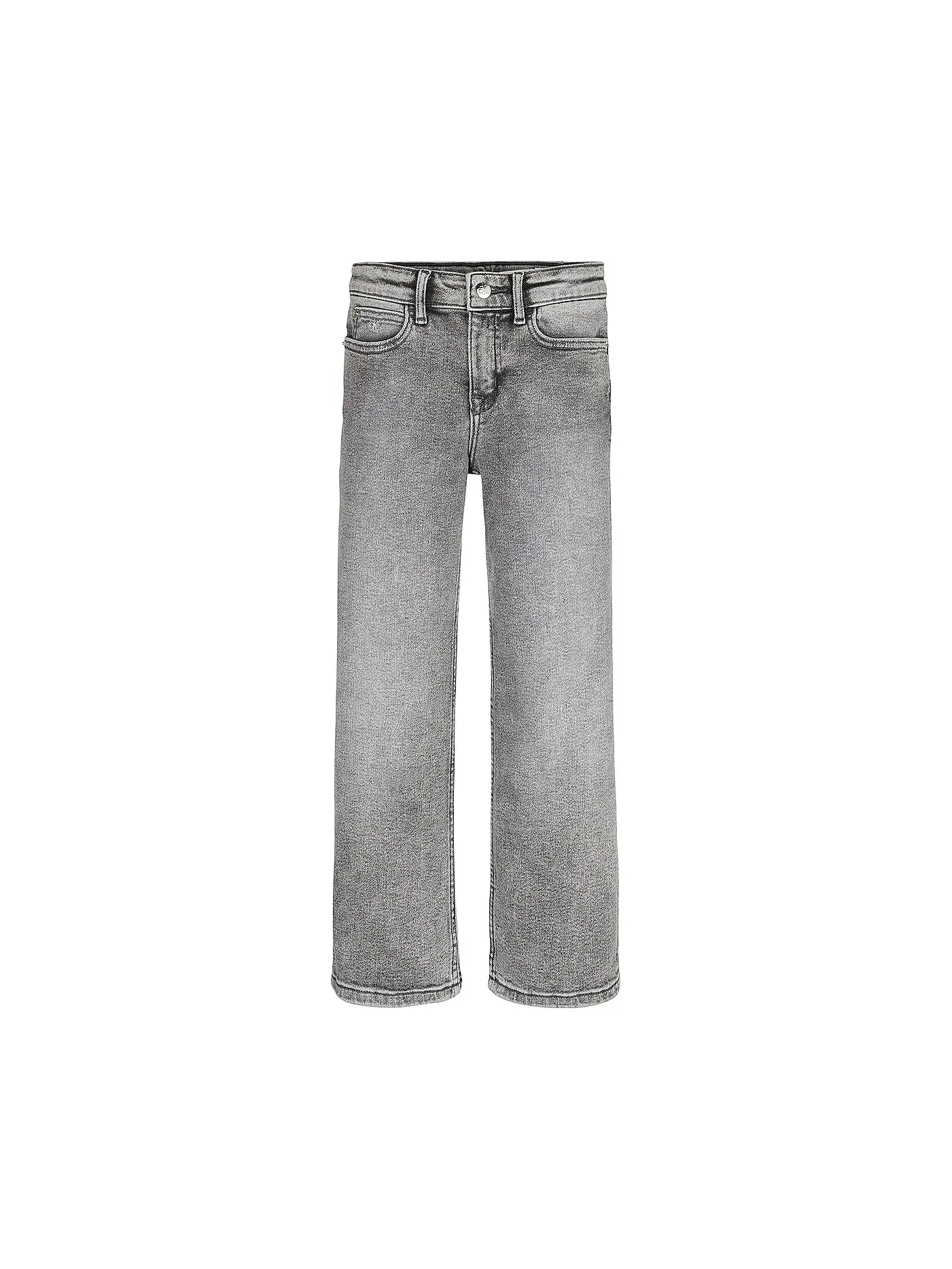 CALVIN KLEIN JEANS | Mädchen Highwaist Jeans Wide Leg | grau