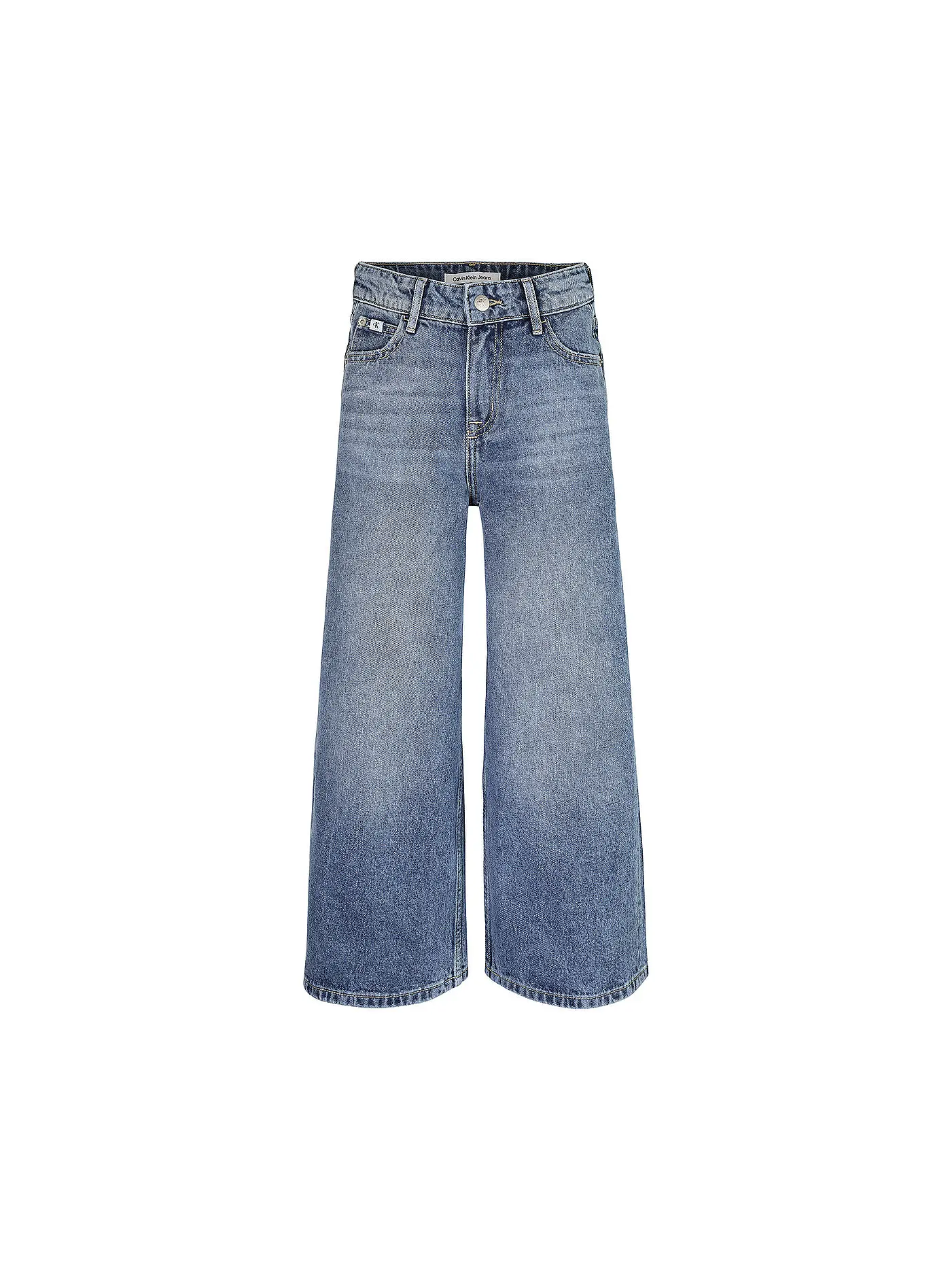 CALVIN KLEIN JEANS | Mädchen Jeans Wide Fit | blau
