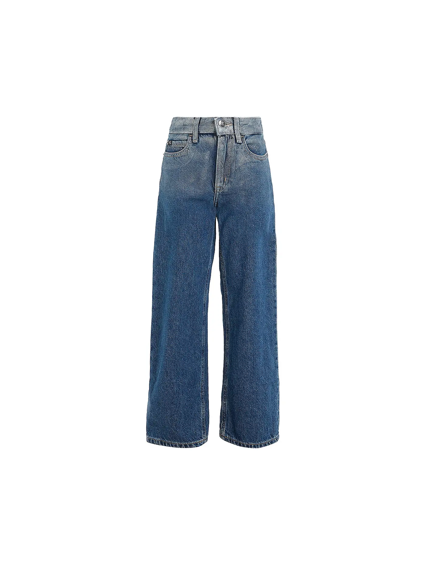 CALVIN KLEIN JEANS | Mädchen Jeans Wide Leg  | blau