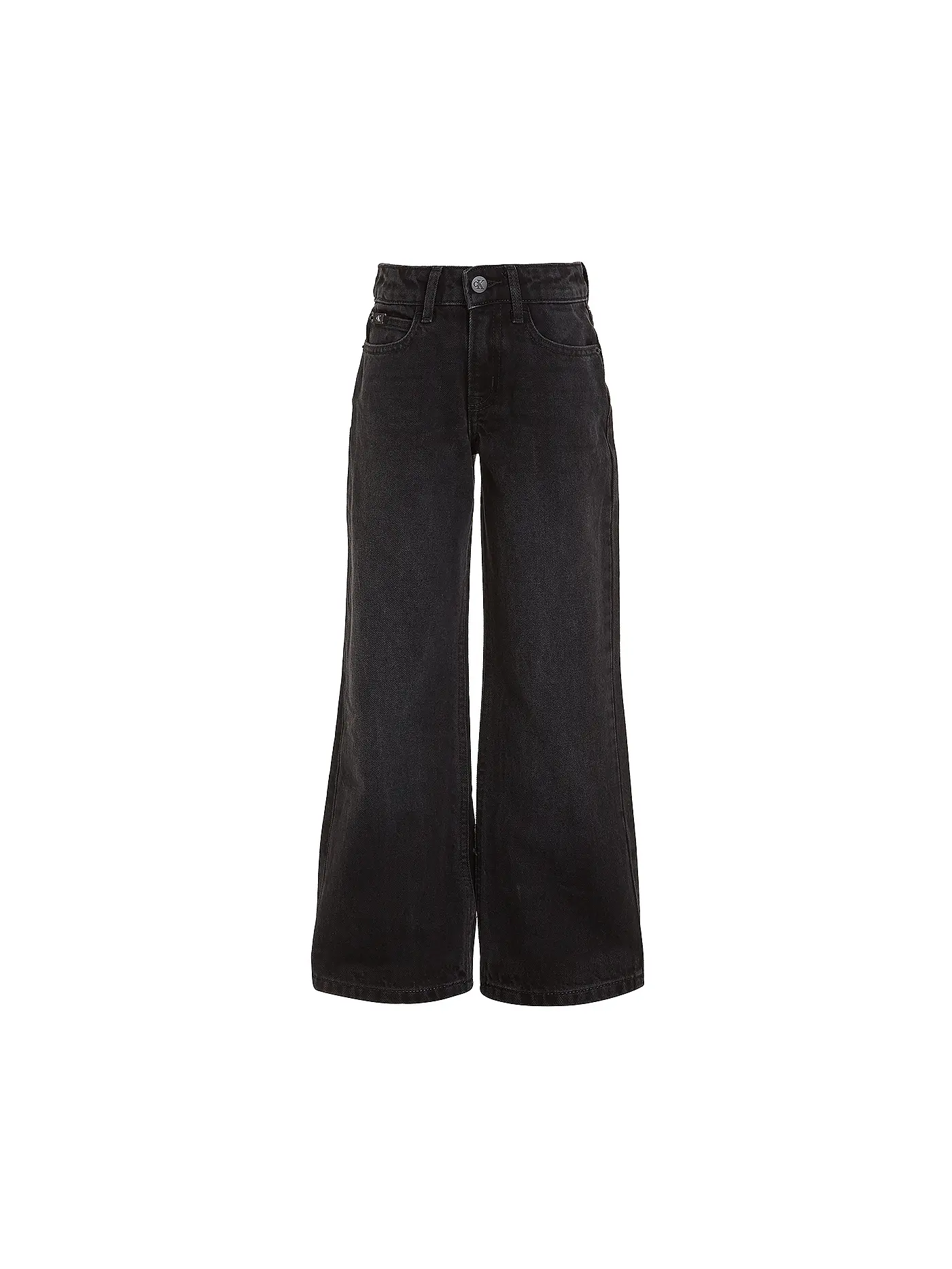 CALVIN KLEIN JEANS | Mädchen Jeans Wide Leg  | schwarz