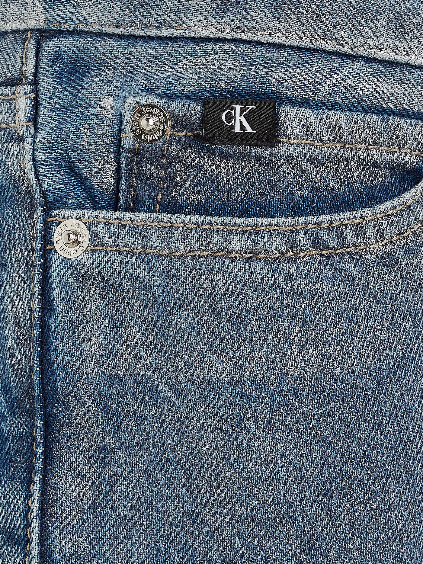 CALVIN KLEIN JEANS | Mädchen Jeans Wide Leg  | blau