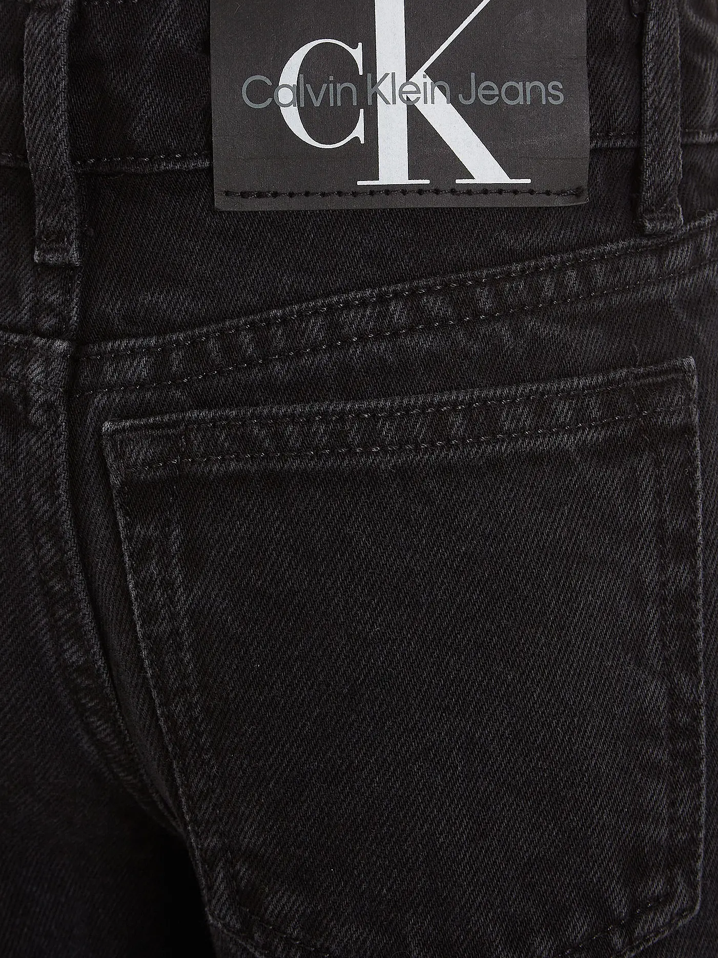 CALVIN KLEIN JEANS | Mädchen Jeans Wide Leg  | schwarz