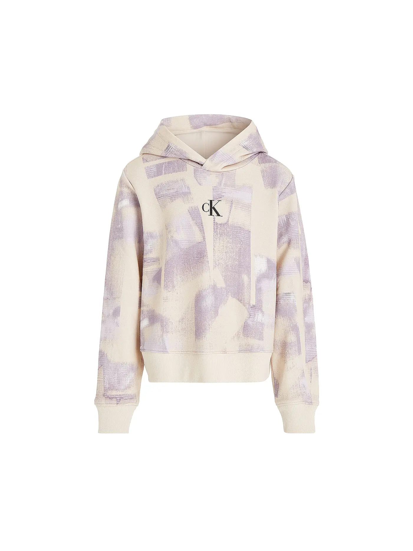 CALVIN KLEIN JEANS | Mädchen Kapuzensweater - Hoodie  | beige