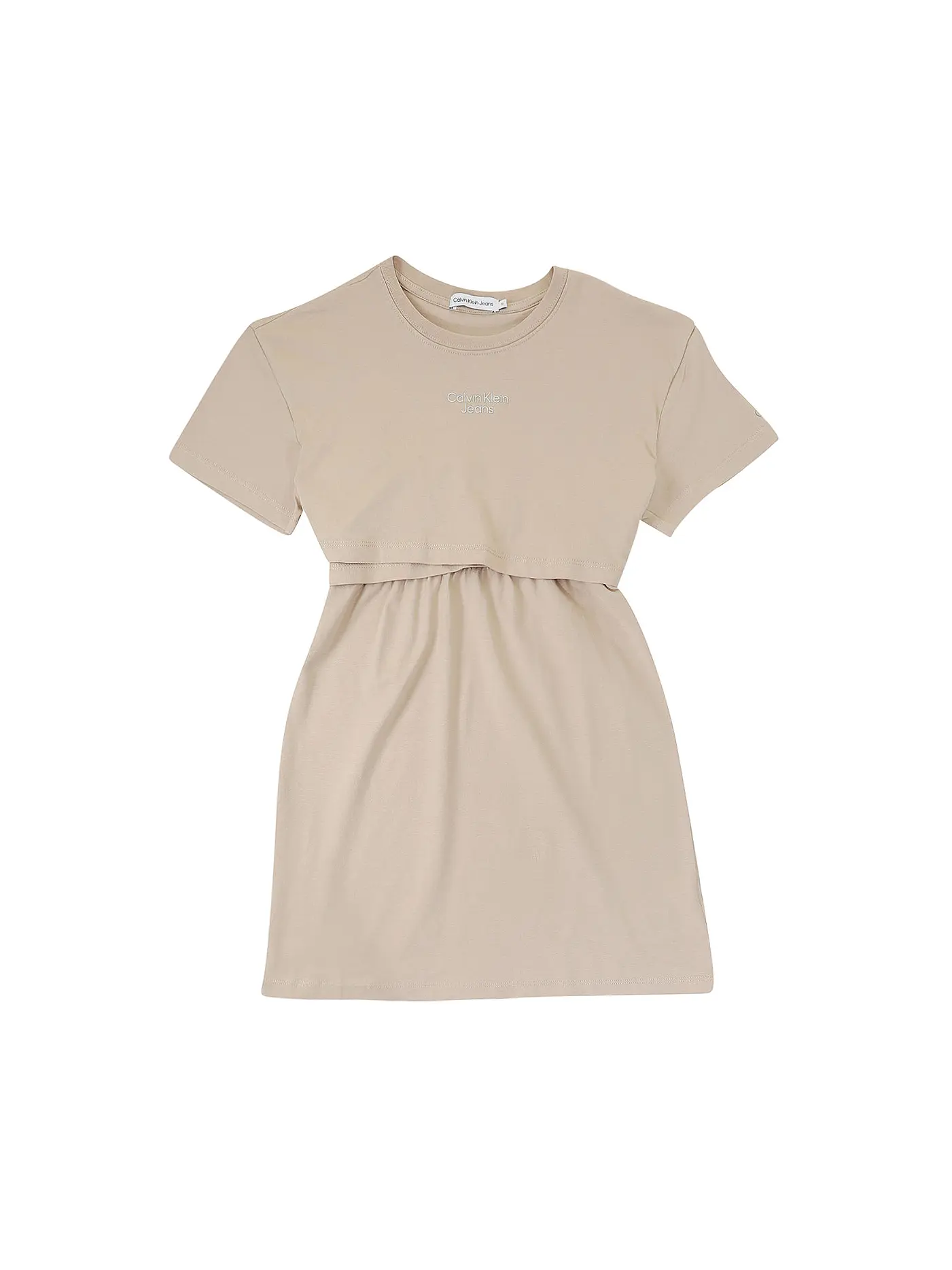 CALVIN KLEIN JEANS | Mädchen Kleid | beige