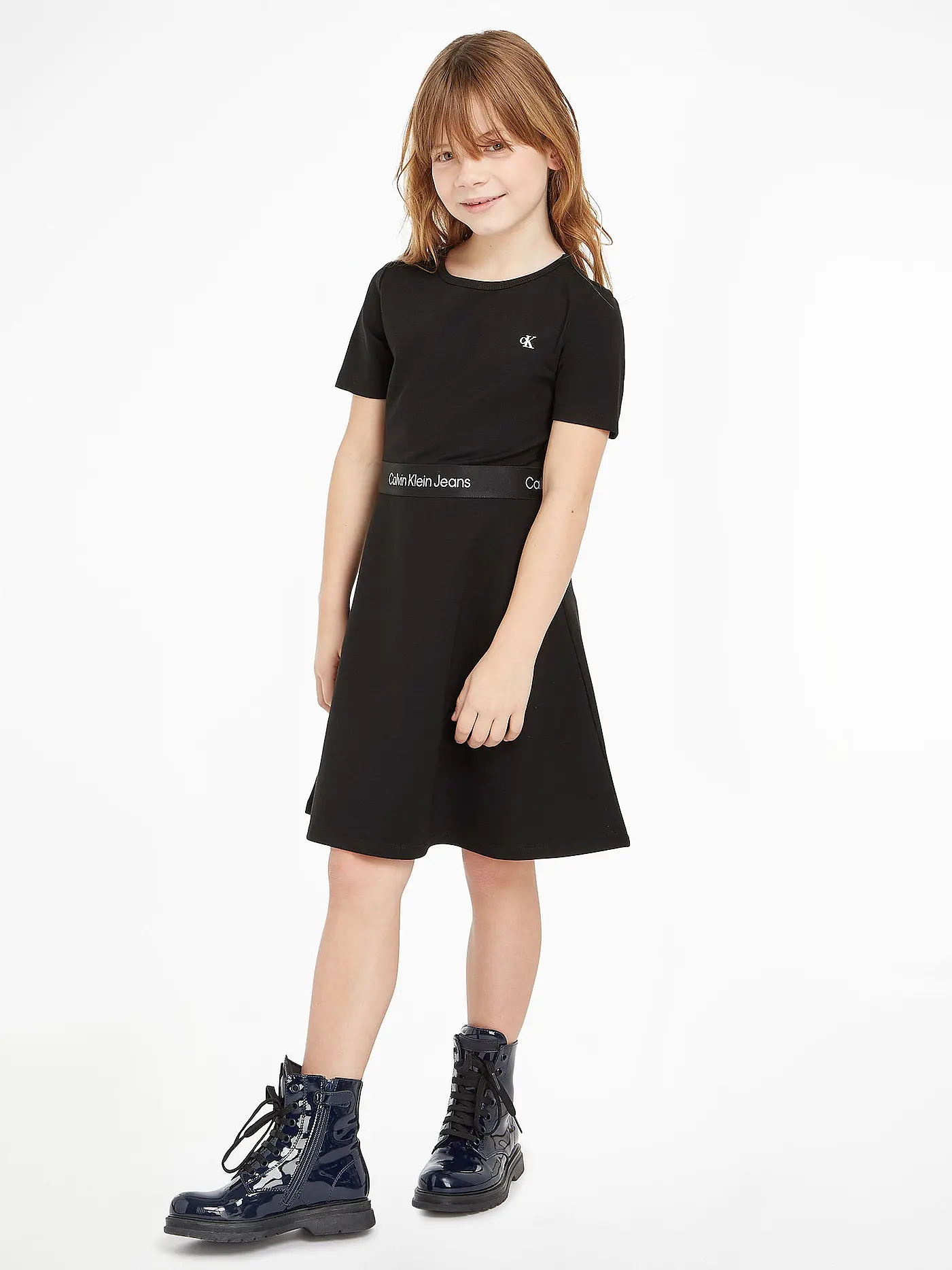 CALVIN KLEIN JEANS | Mädchen Kleid | schwarz