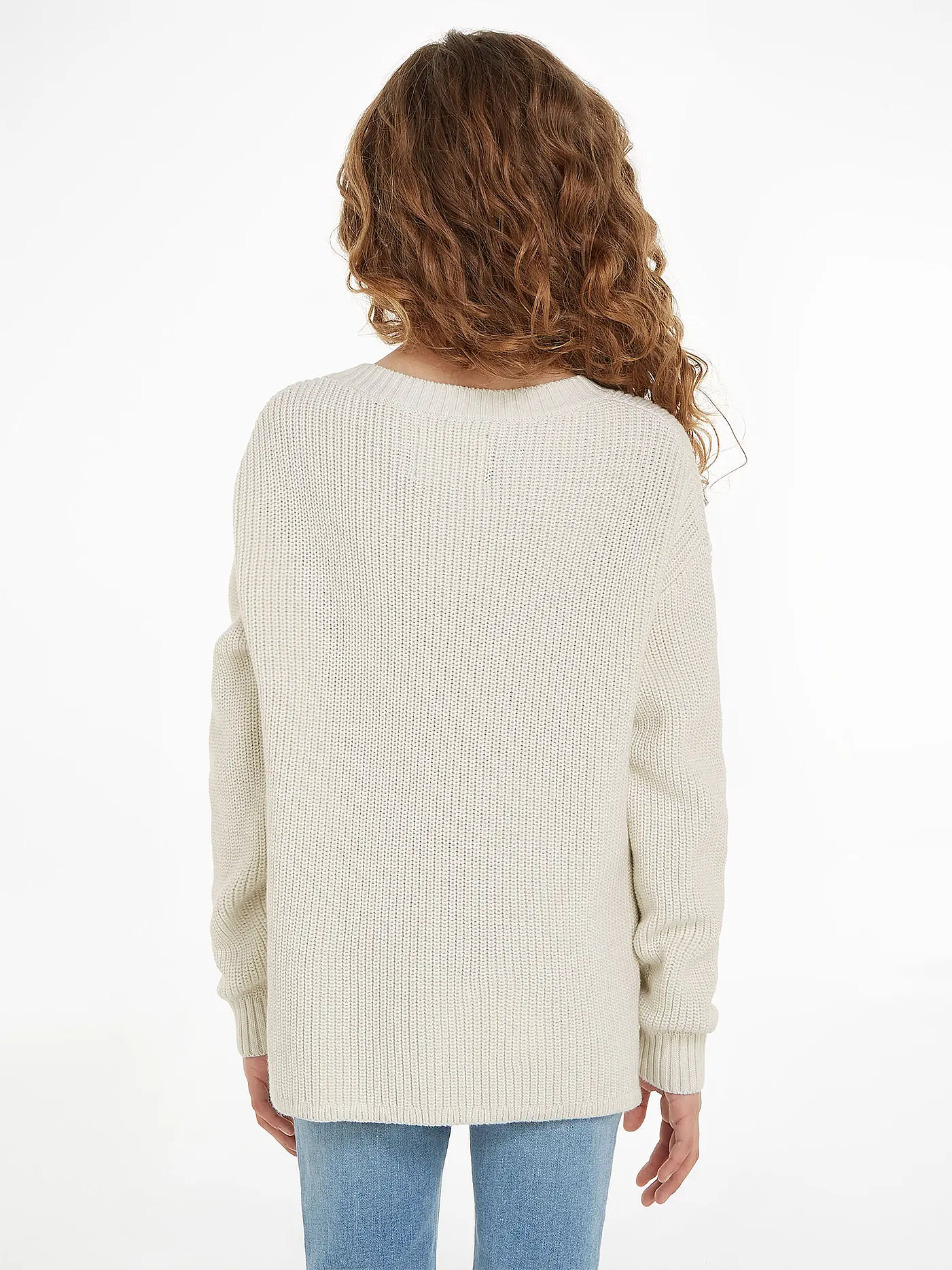 CALVIN KLEIN JEANS | Mädchen Pullover  | creme
