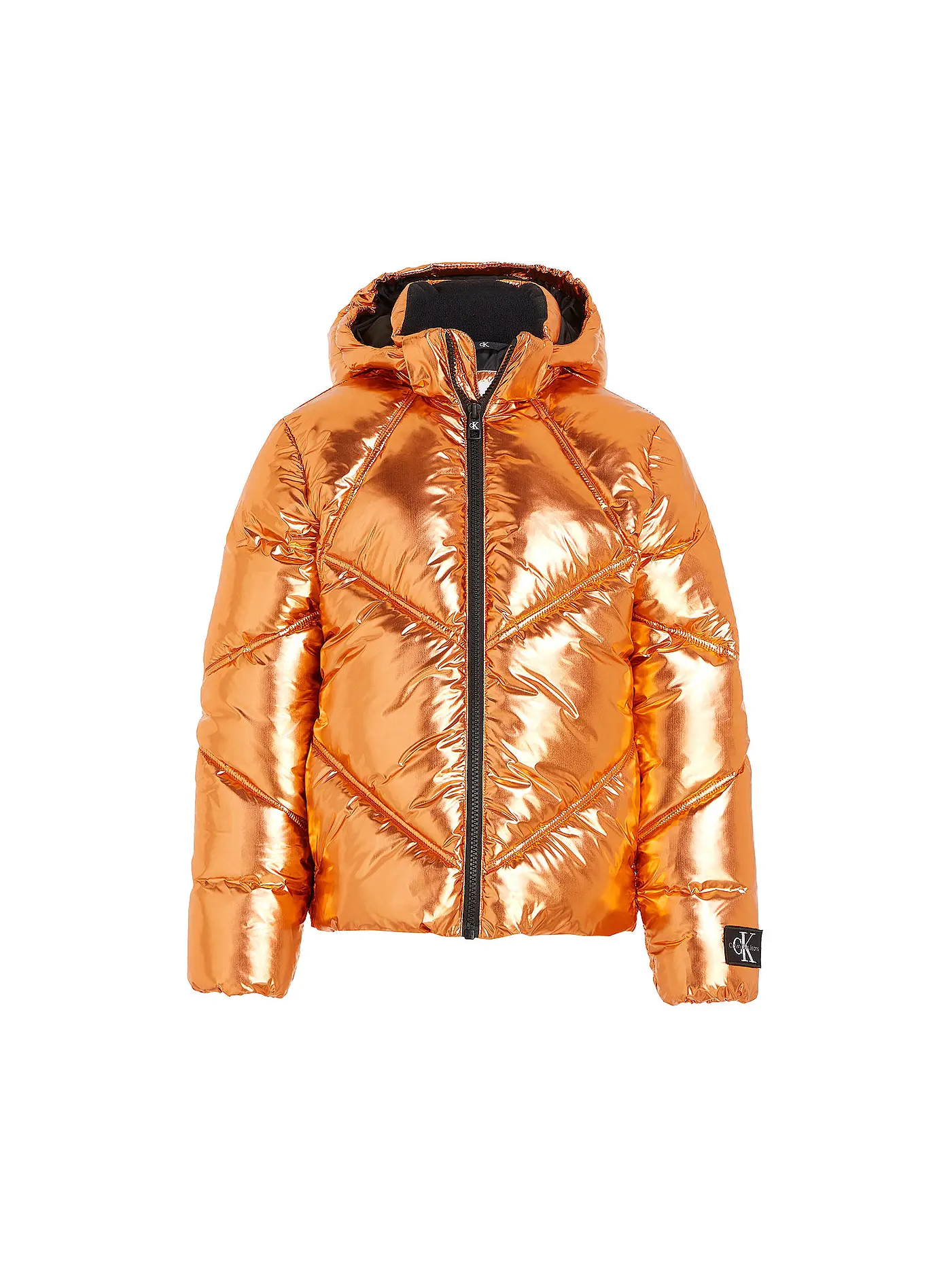 CALVIN KLEIN JEANS | Mädchen Steppjacke  | kupfer